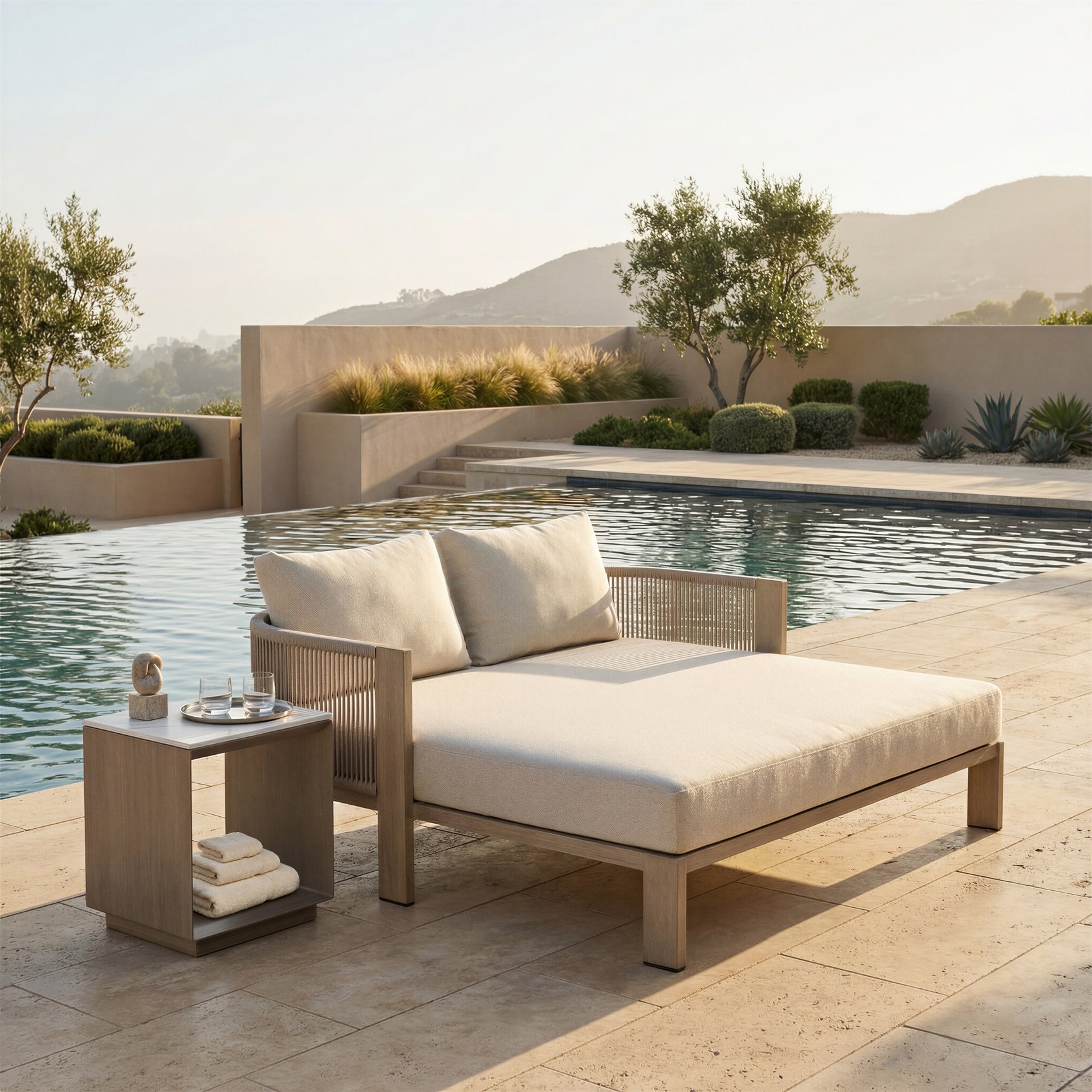 Sunlit Green Springs Daybed