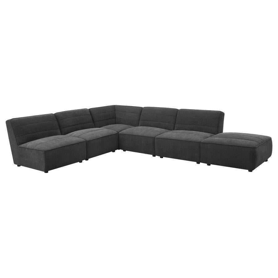 Sunny Charcoal Modular Sectional Units / Create your own Style - Ornate Home