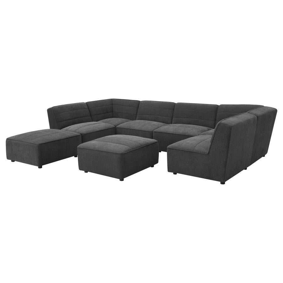 Sunny Charcoal Modular Sectional Units / Create your own Style - Ornate Home
