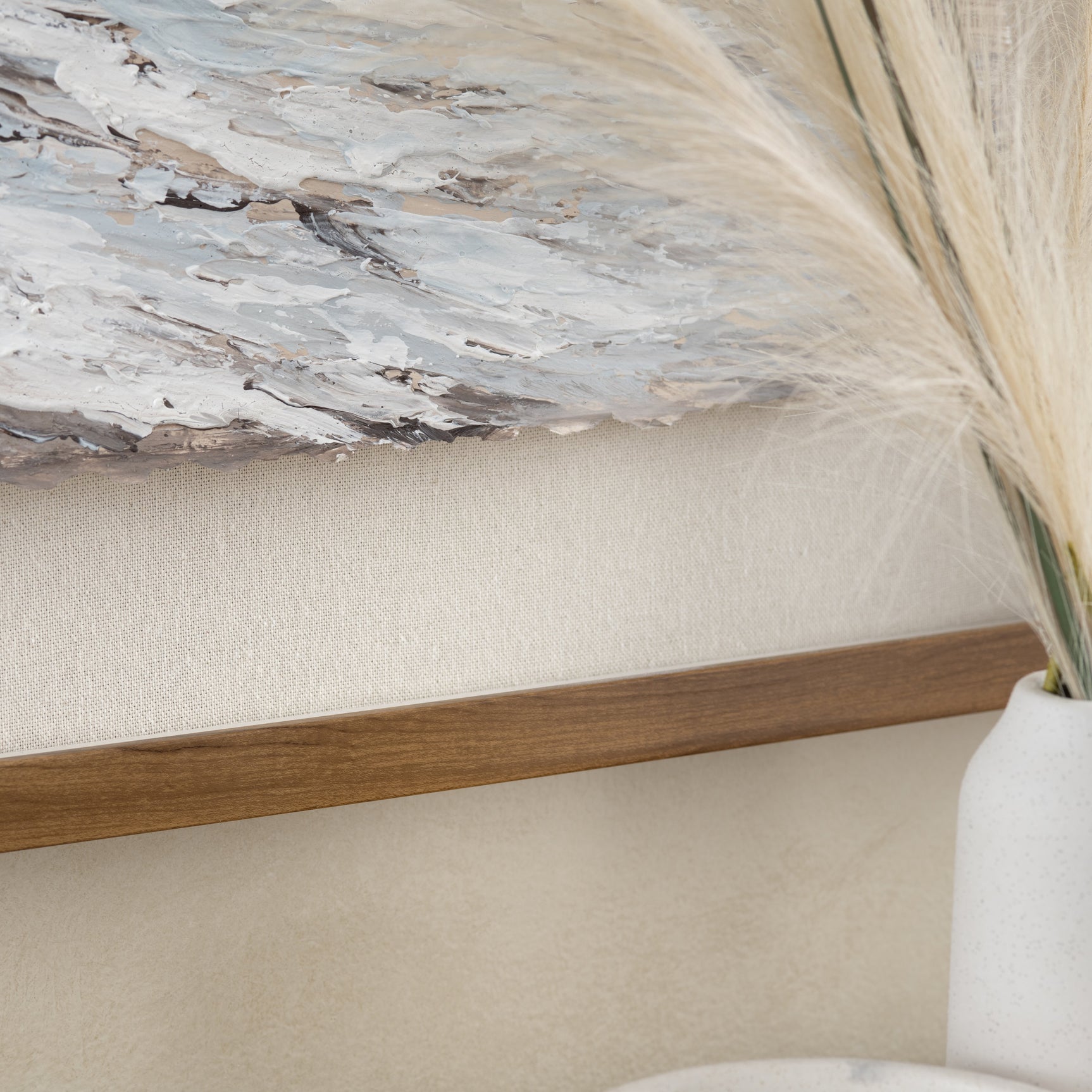 Sunny Shore 2 Brown/White Wall Art