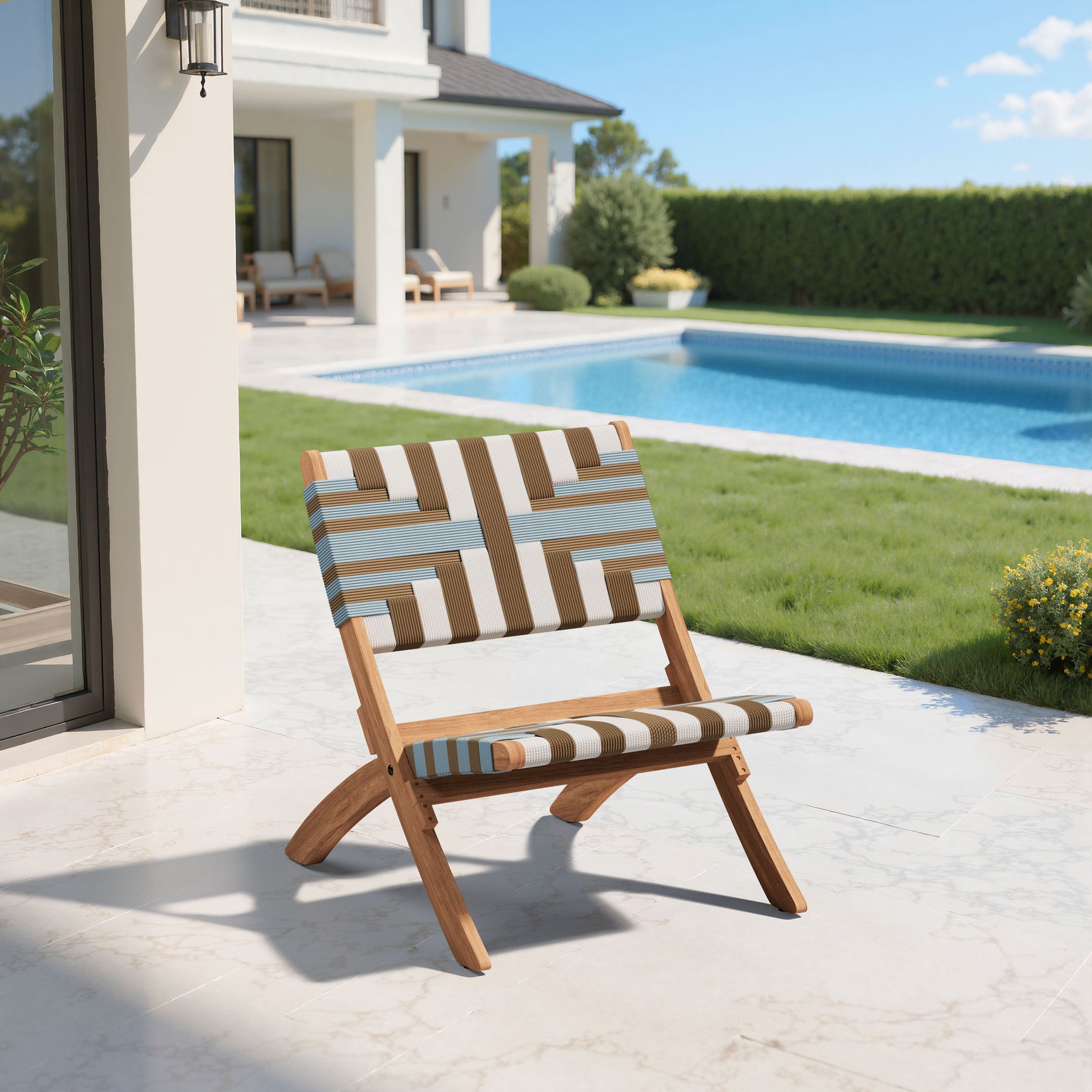 Sunshine Multicolor Lounge Chair - Ornate Home