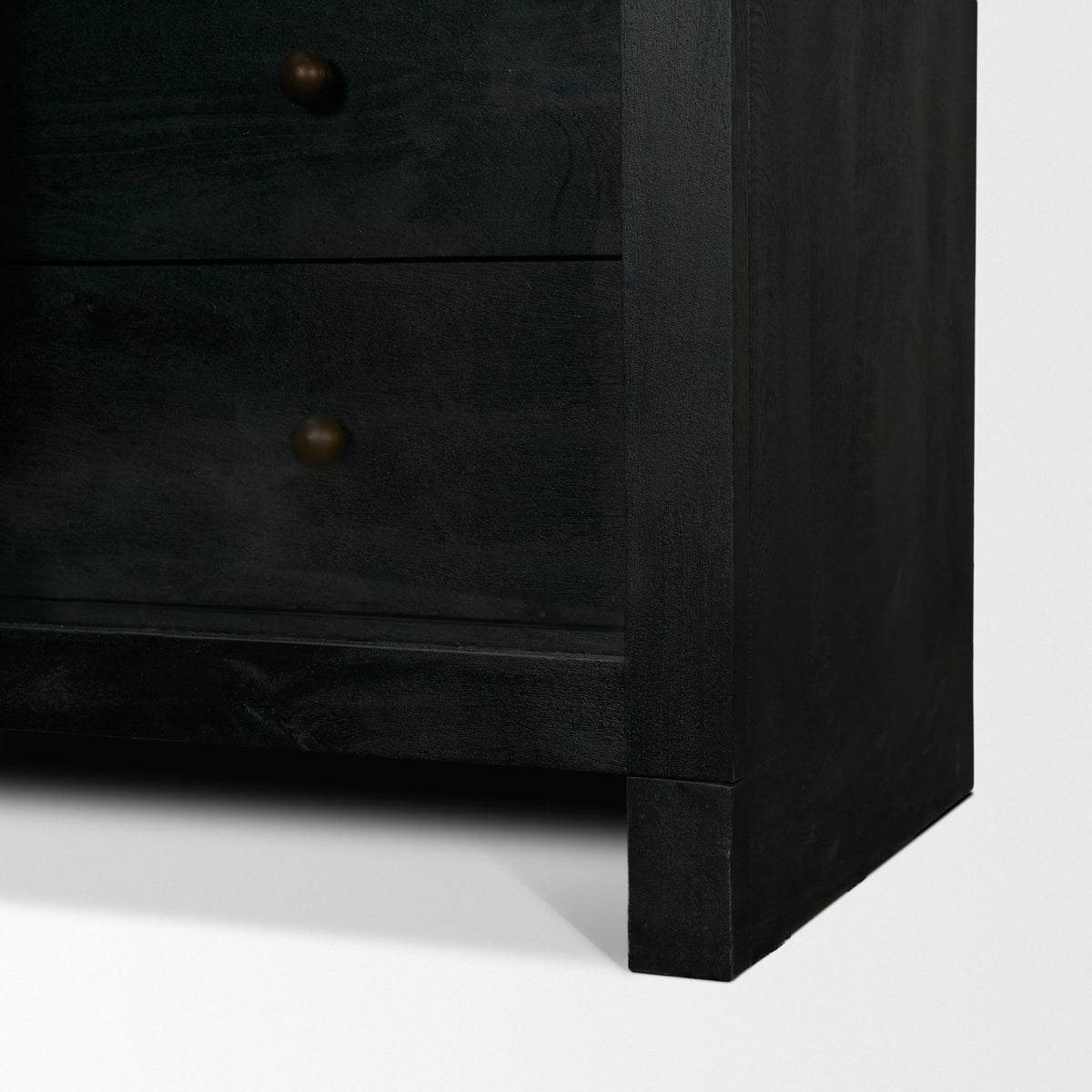 Suri Black Wood with Glass Doors Arched Curio Cabinet - Ornate Home