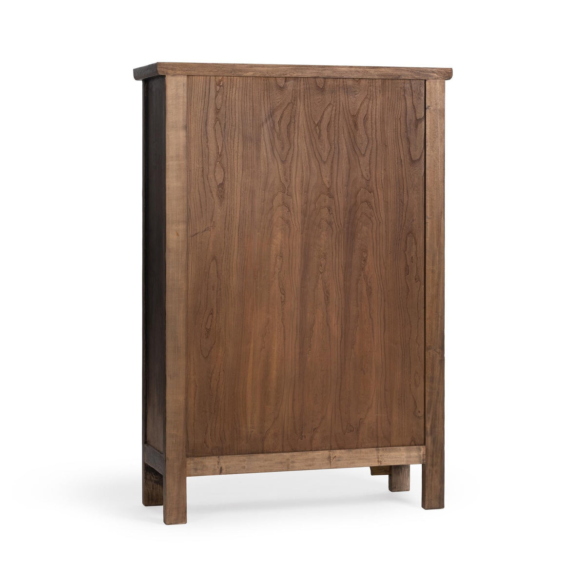 Suri Weathered Black 2-Door Tall Cabinet