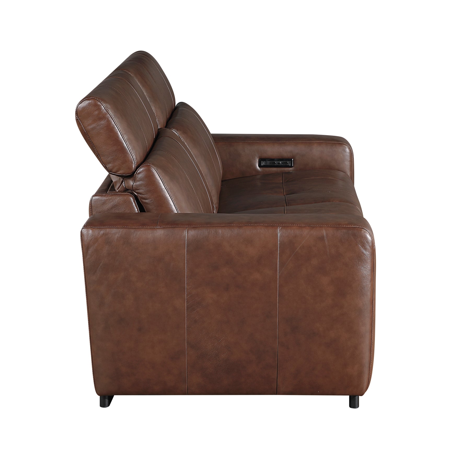 Sutton Brown Power Double Reclining Loveseat - Ornate Home