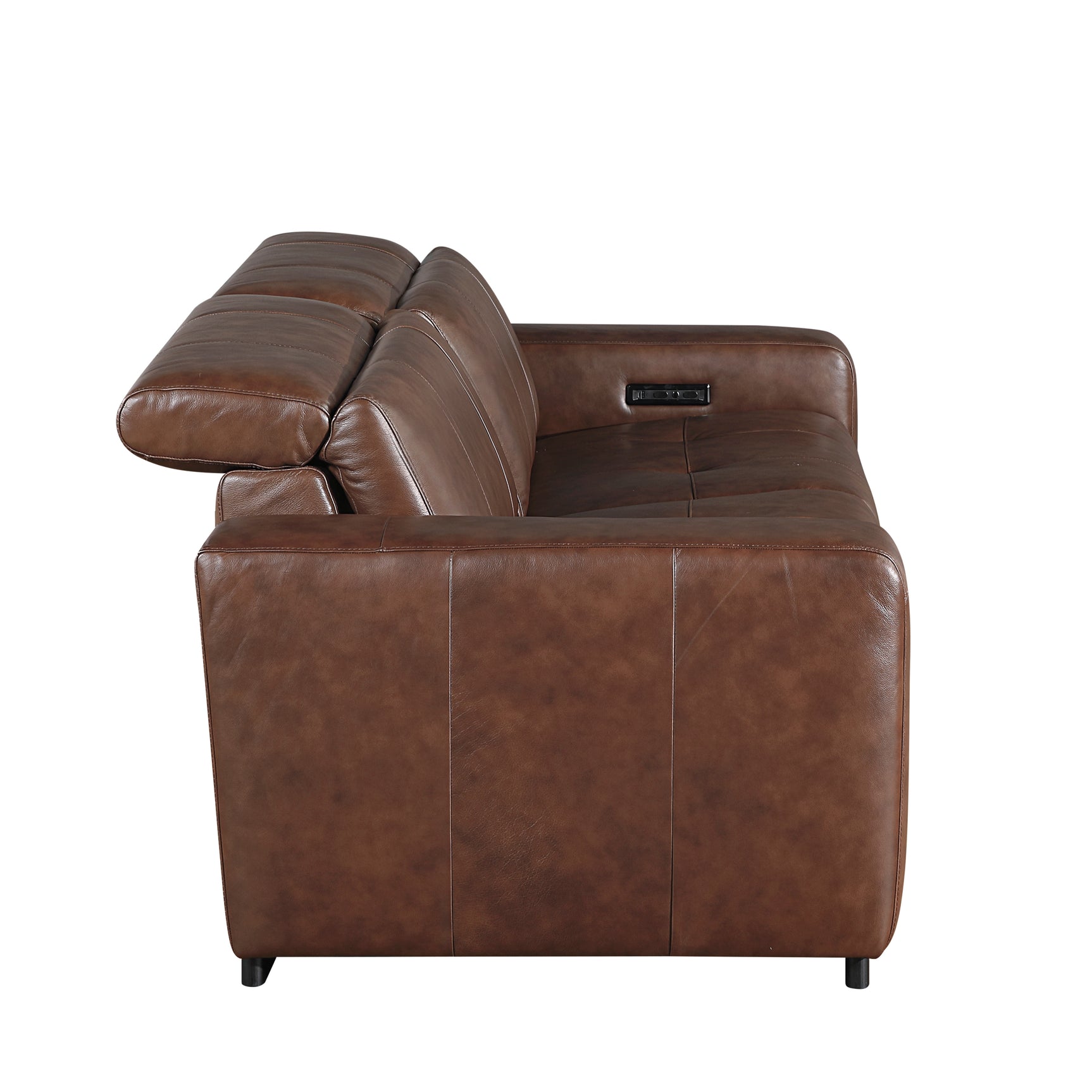 Sutton Brown Power Double Reclining Loveseat - Ornate Home