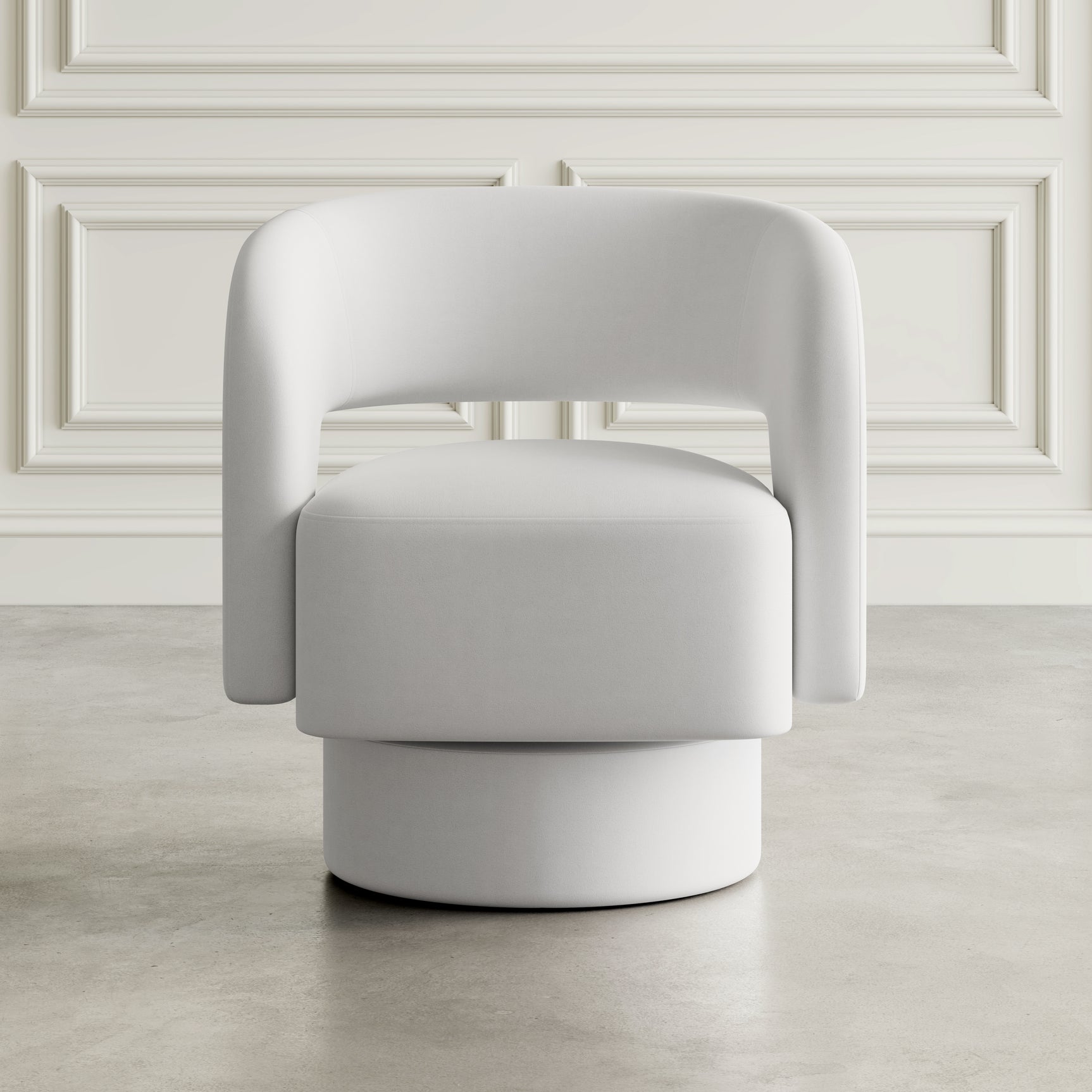 Sutton Natural Swivel Chair - Ornate Home