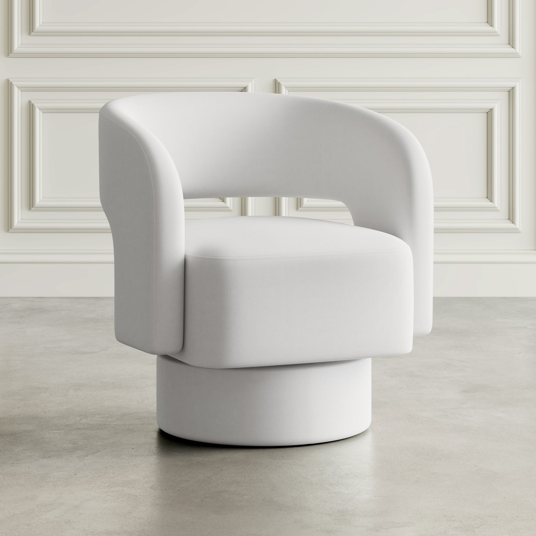 Sutton Natural Swivel Chair - Ornate Home