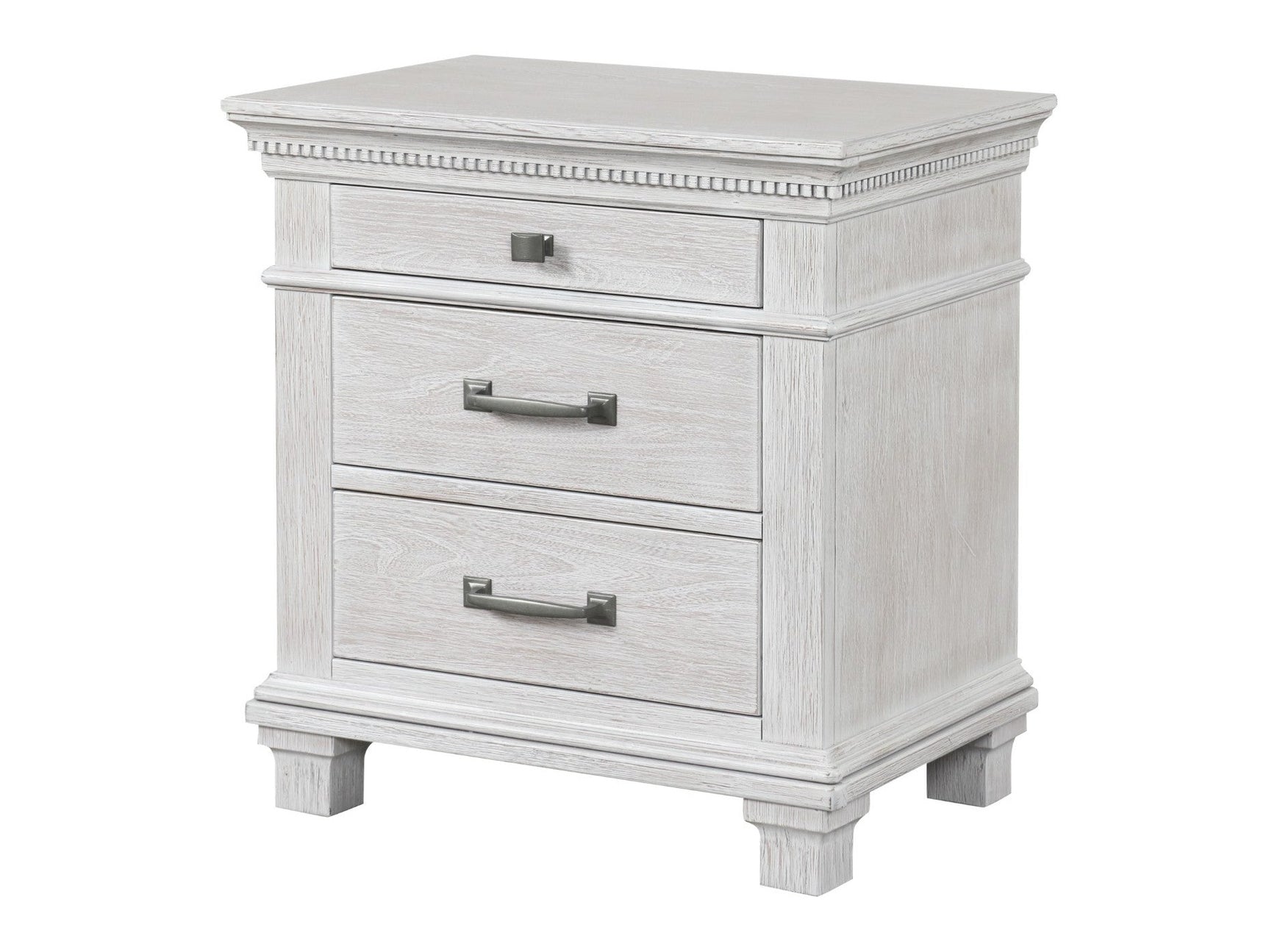 Swanley Weathered Gray Nightstand - Ornate Home