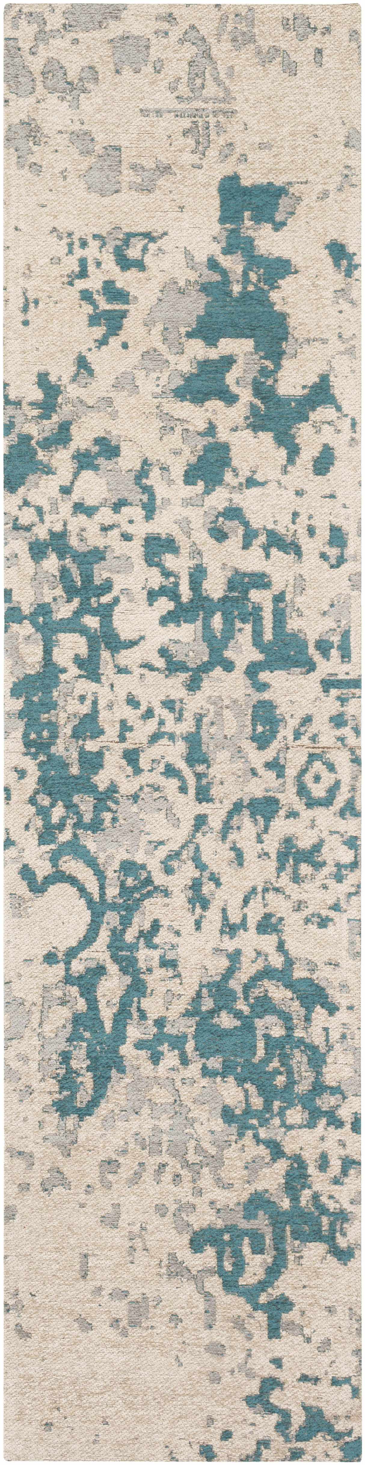 Sweeny Beige/Blue Abstract Area Rug - Clearance - Ornate Home