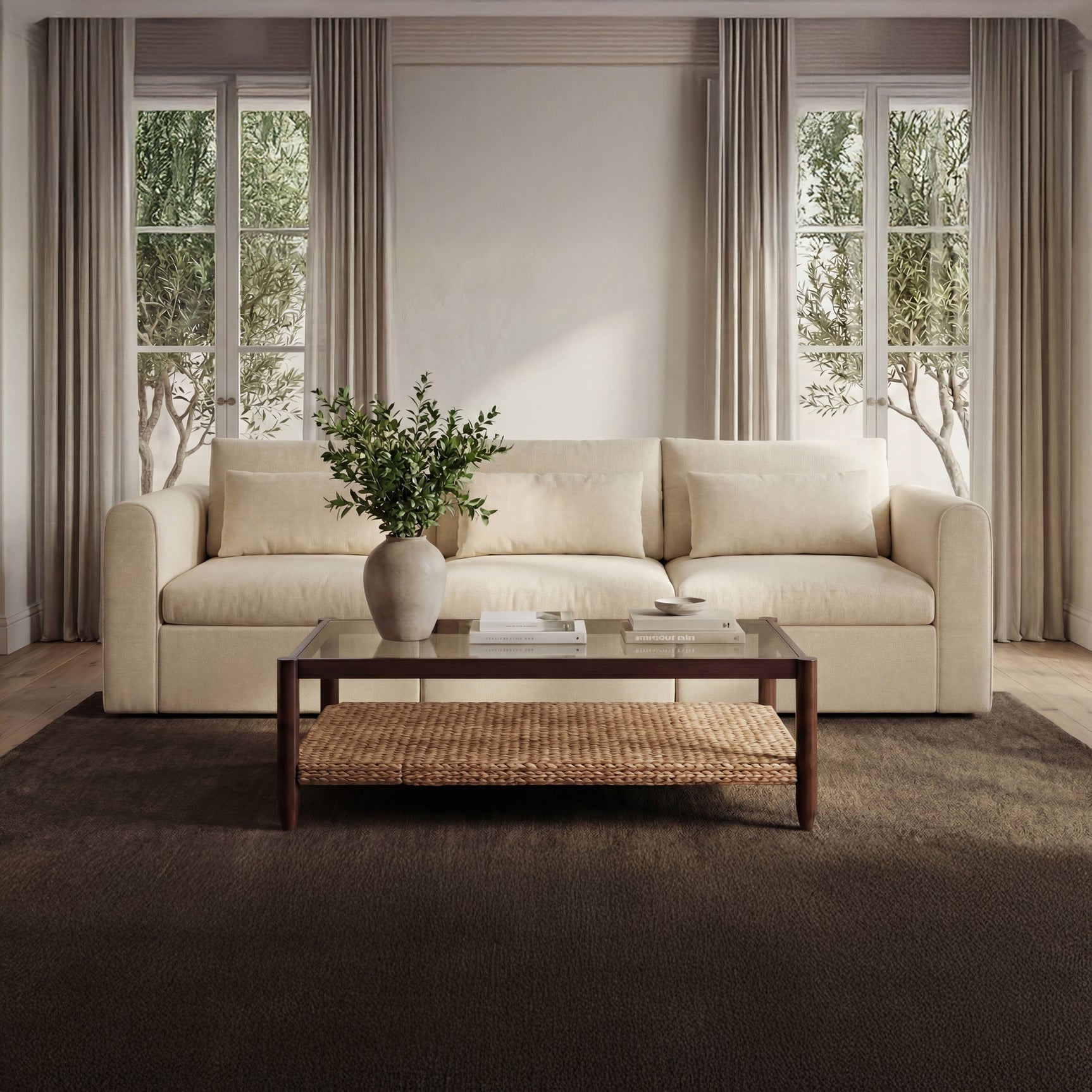 Swift Light Beige Modular Sofa - Ornate Home