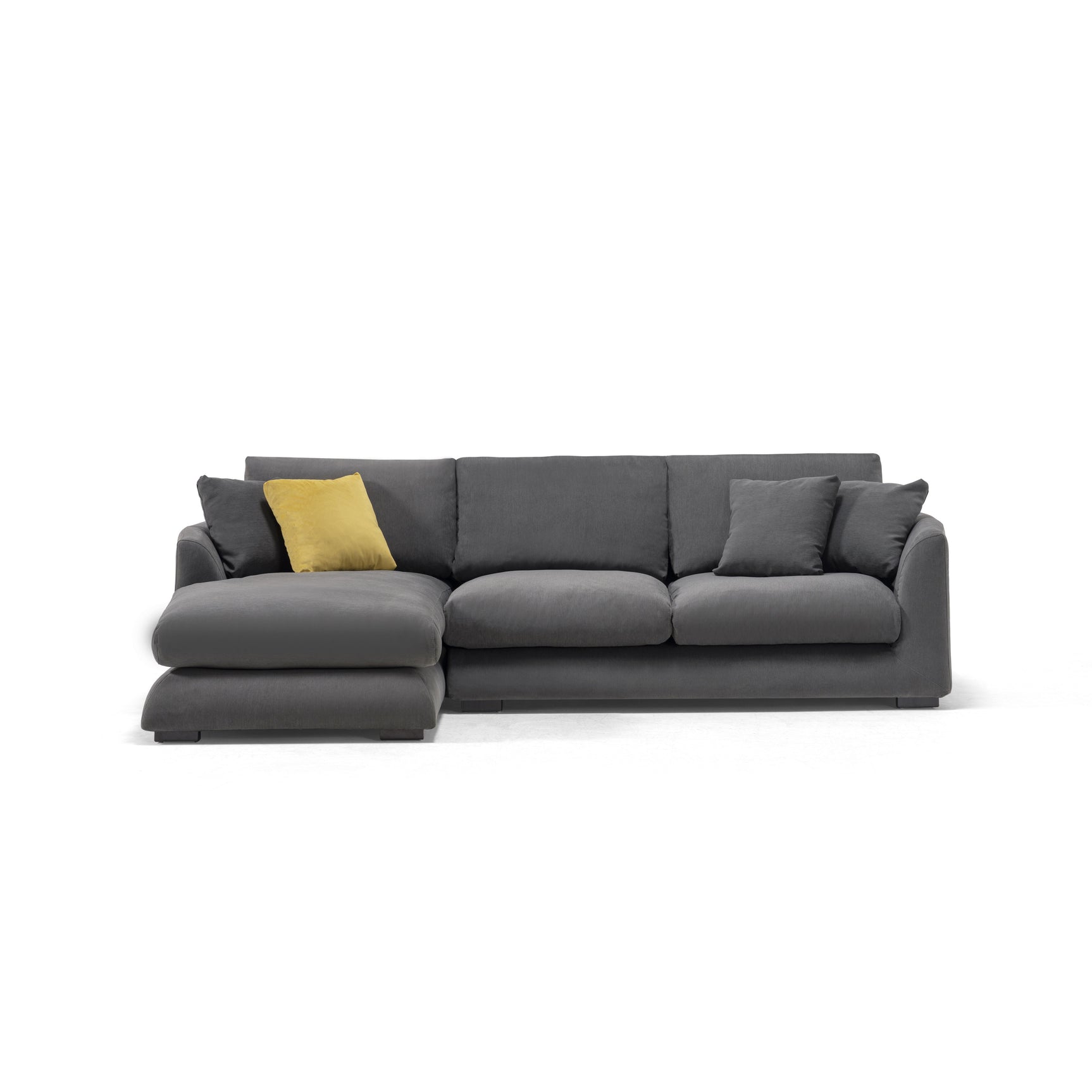 Sydney Gray 2pc LAF Chaise Sectional (110") - Ornate Home