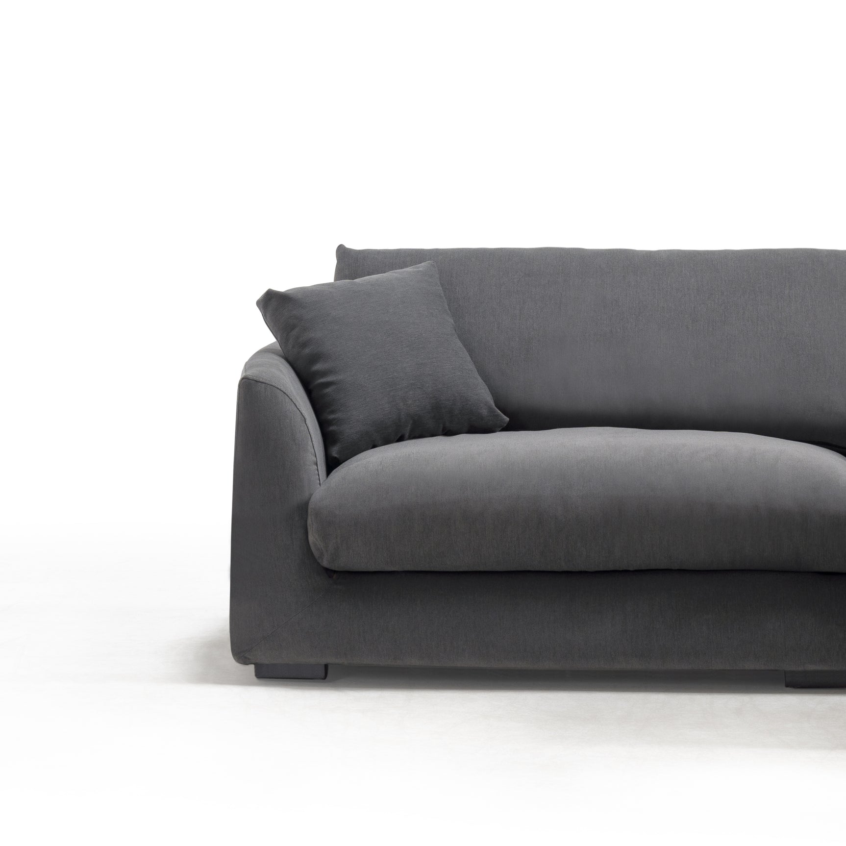 Sydney Gray 2pc RAF Chaise Sectional - Ornate Home