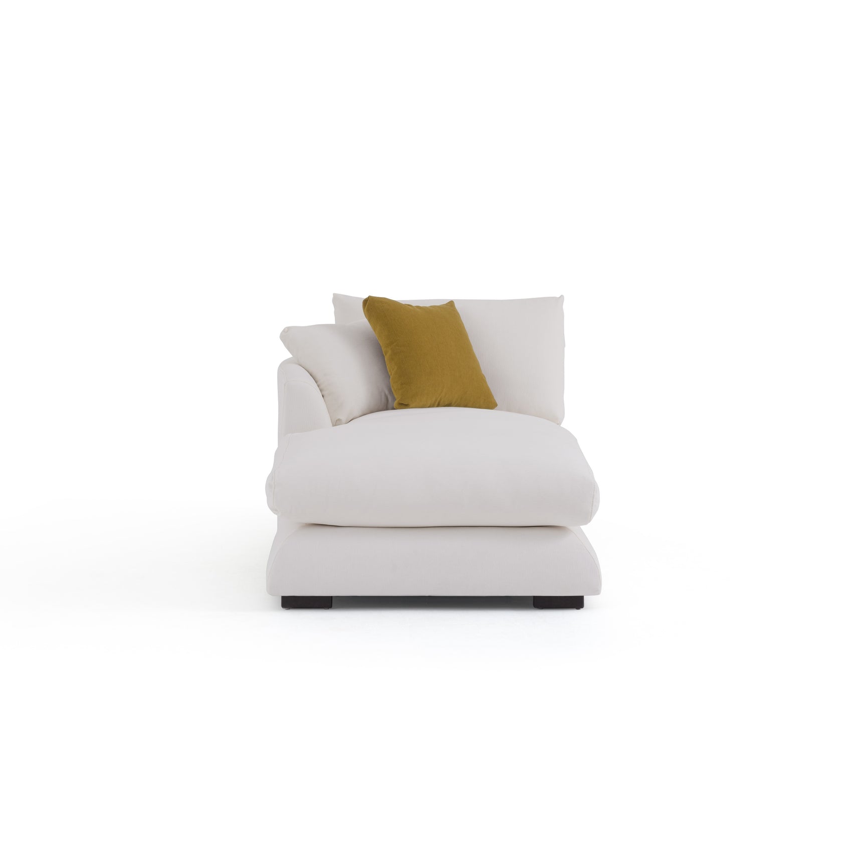 Sydney White 2pc LAF Chaise Sectional - Ornate Home