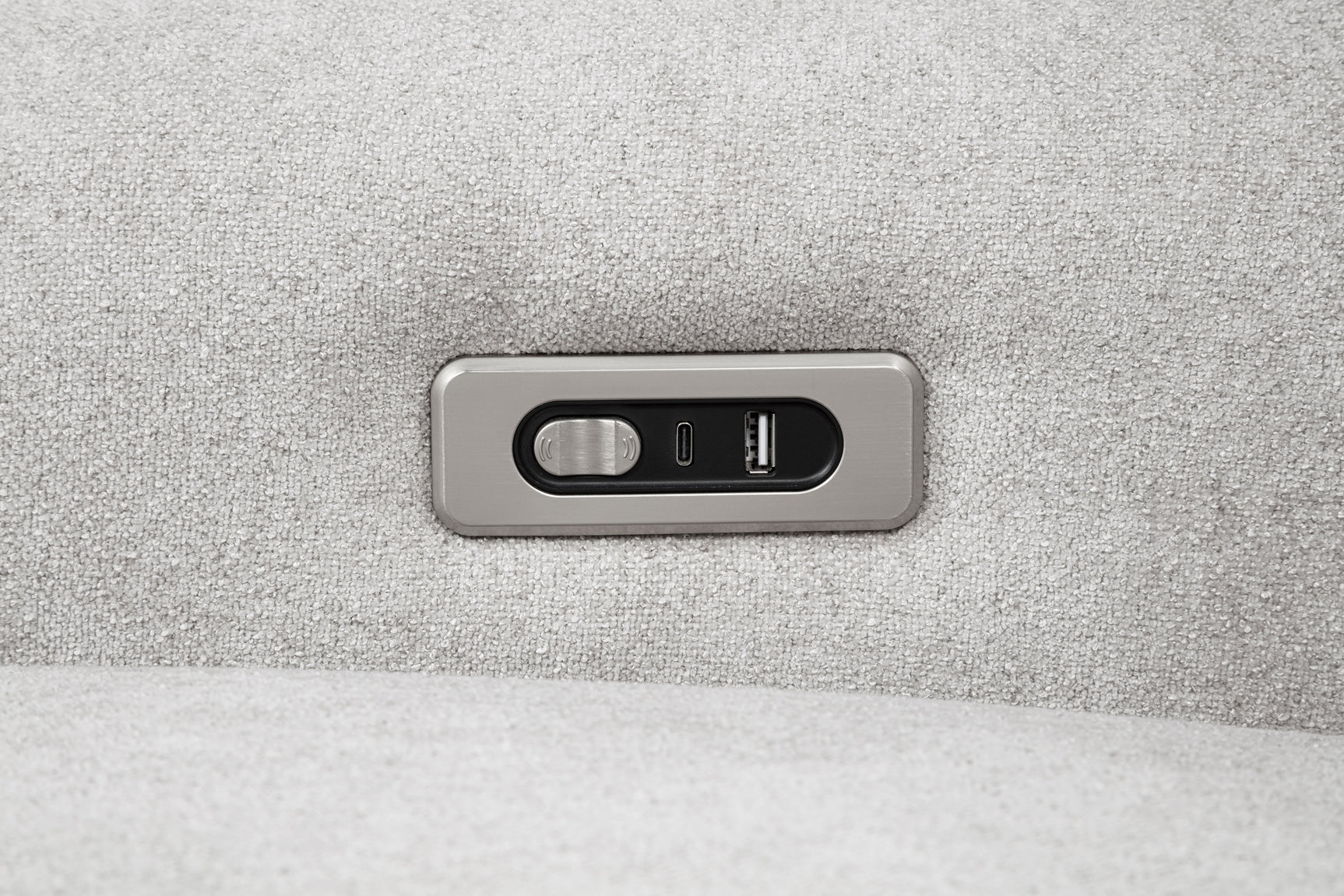 Sylmar Dove Grey 3-piece Chenille Power Reclining Sofa Set - Ornate Home