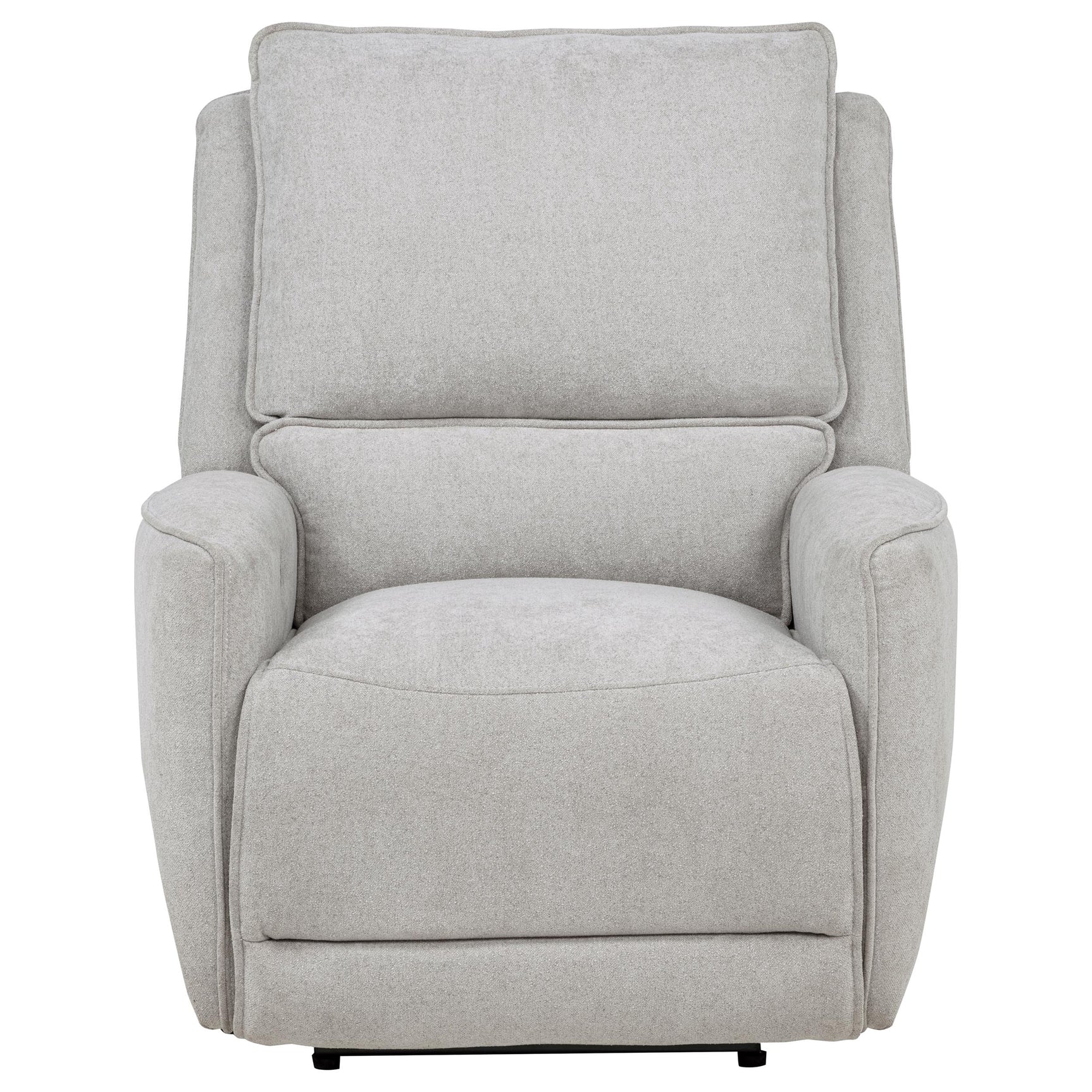 Sylmar Dove Grey Chenille Upholstered Power Recliner - Ornate Home