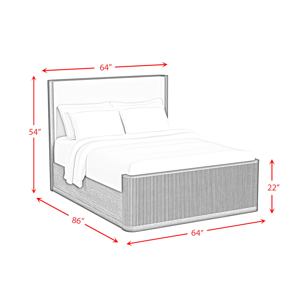 Sylvie Natural 5-Piece Queen UPH Bedroom Set - Ornate Home