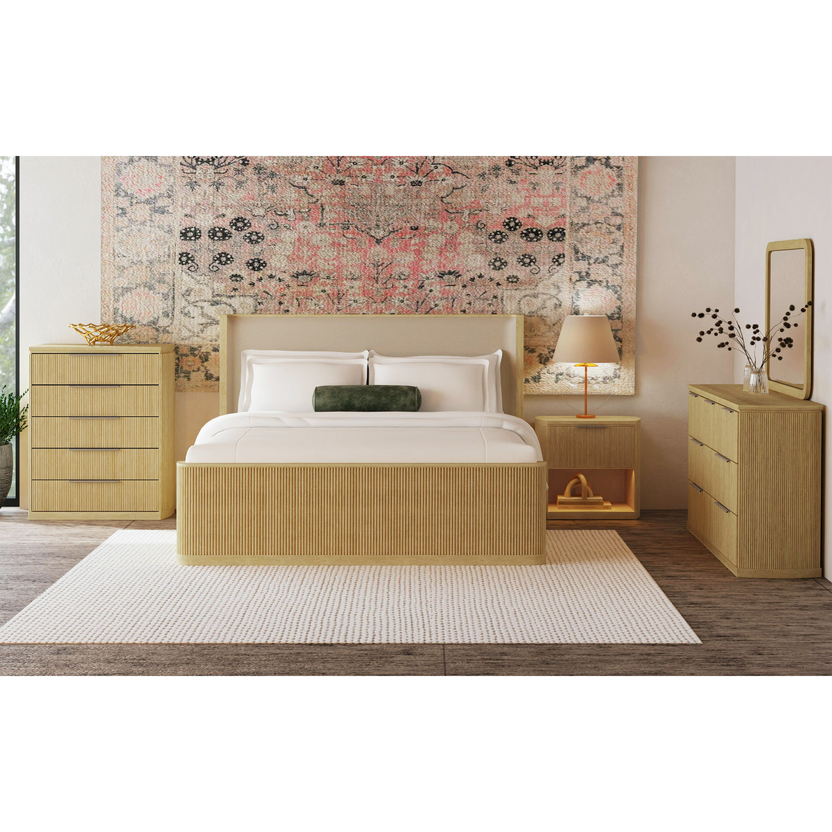 Sylvie Natural 7-Drawer Dresser - Ornate Home