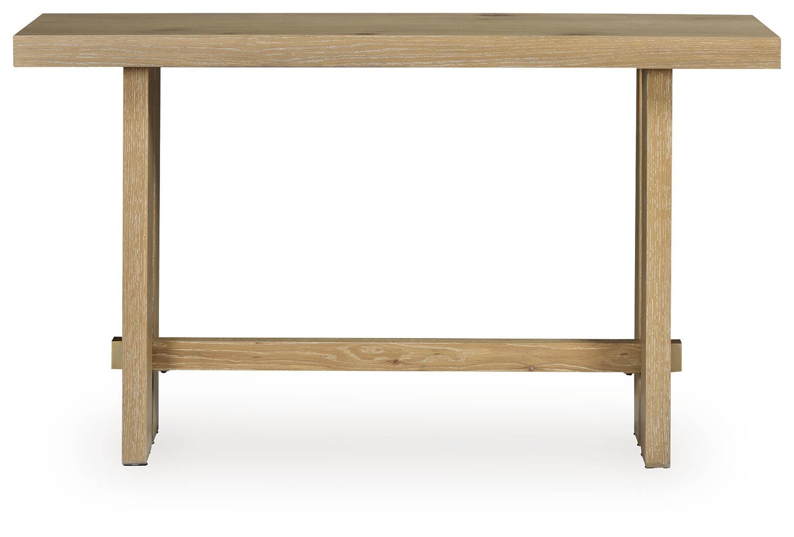 Crendlin Light Brown Sofa Table