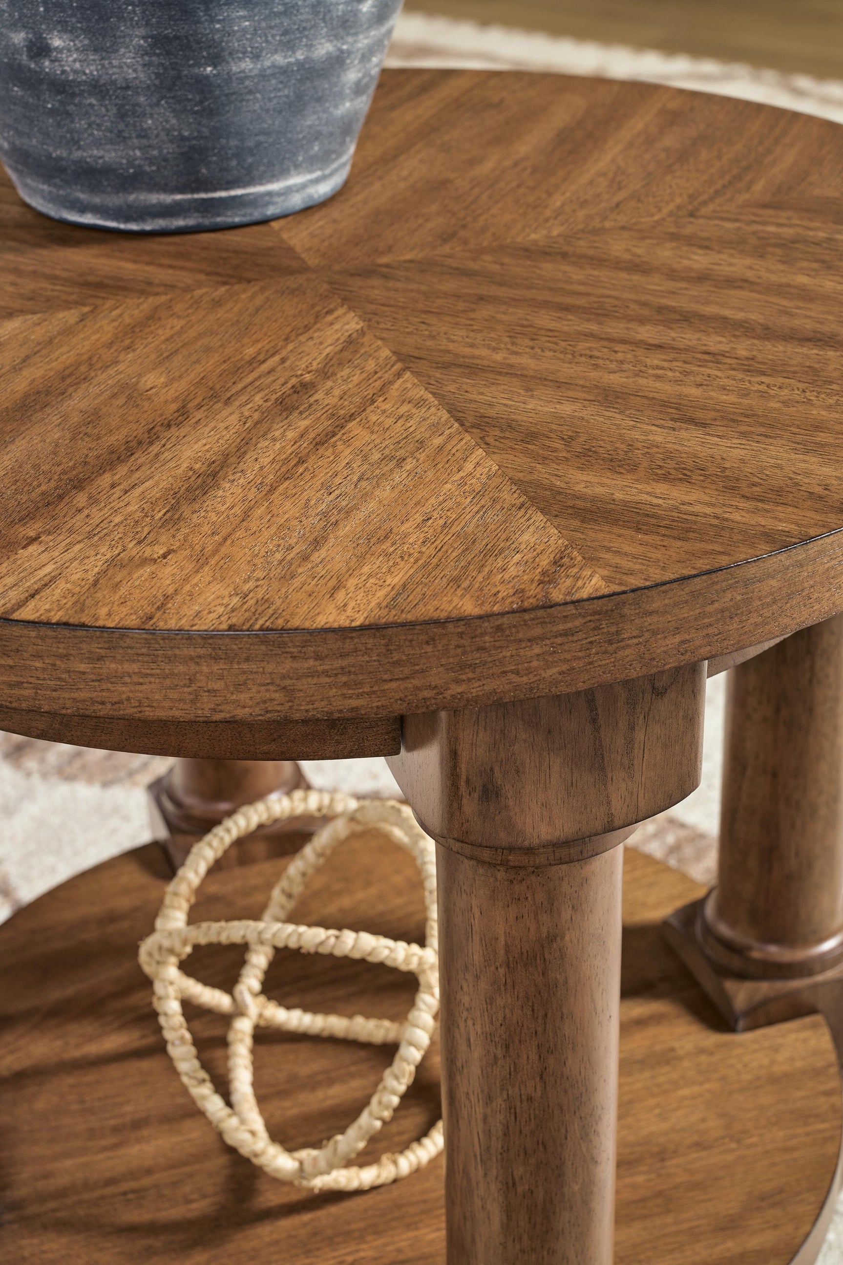 Chadworth Medium Brown Round End Table