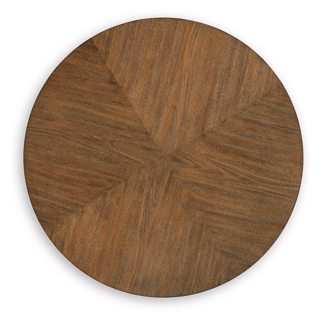 Chadworth Medium Brown Round Cocktail Table (Online Special Price)