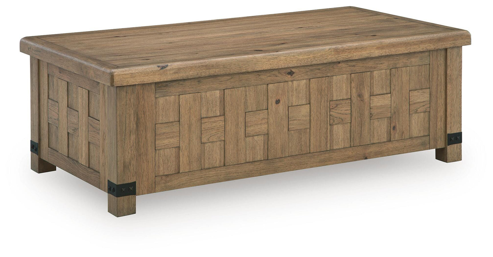 Ridgester Light Brown Lift Top Cocktail Table (Online Special Price)