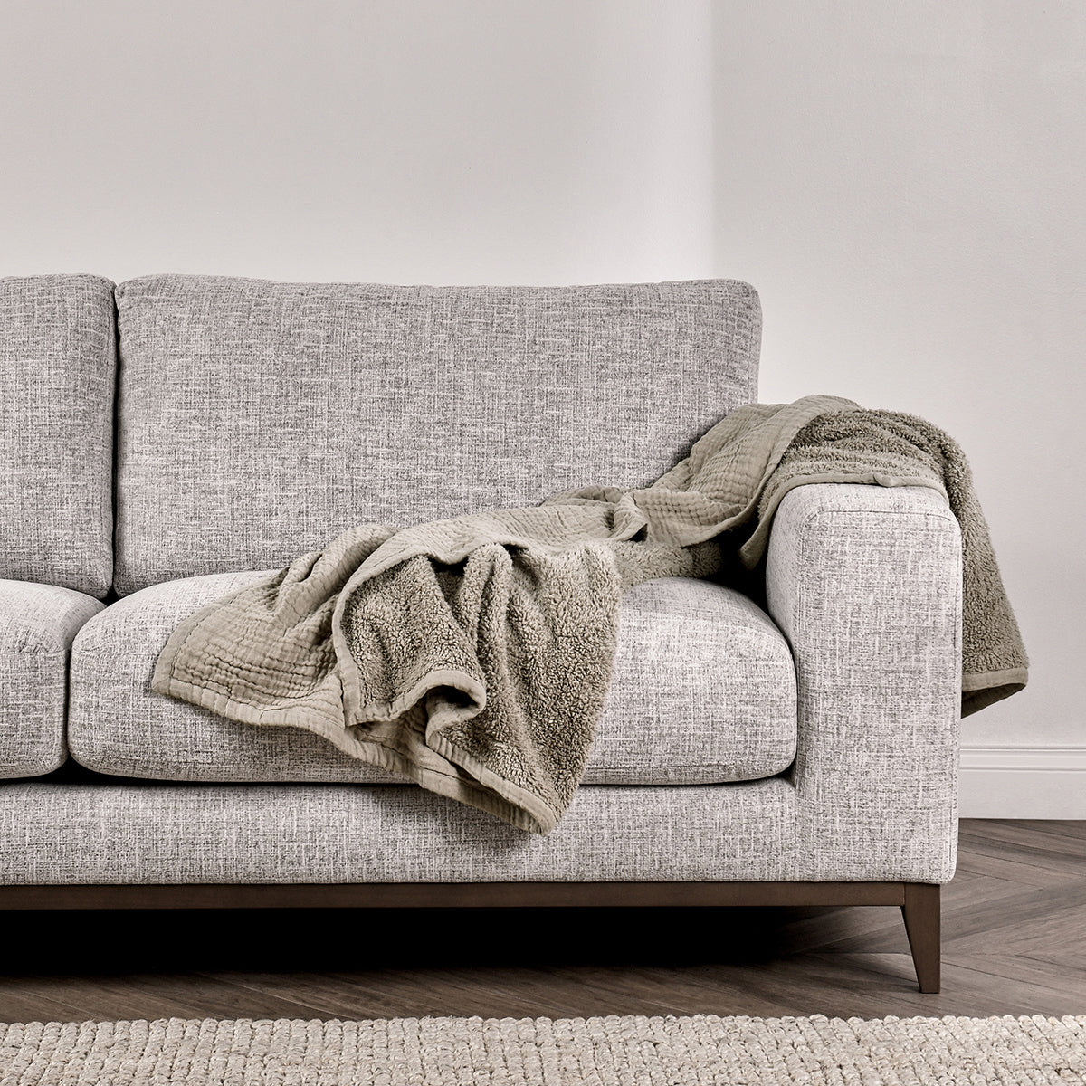 TC Cardiff Natural 50x70 Throw - Ornate Home