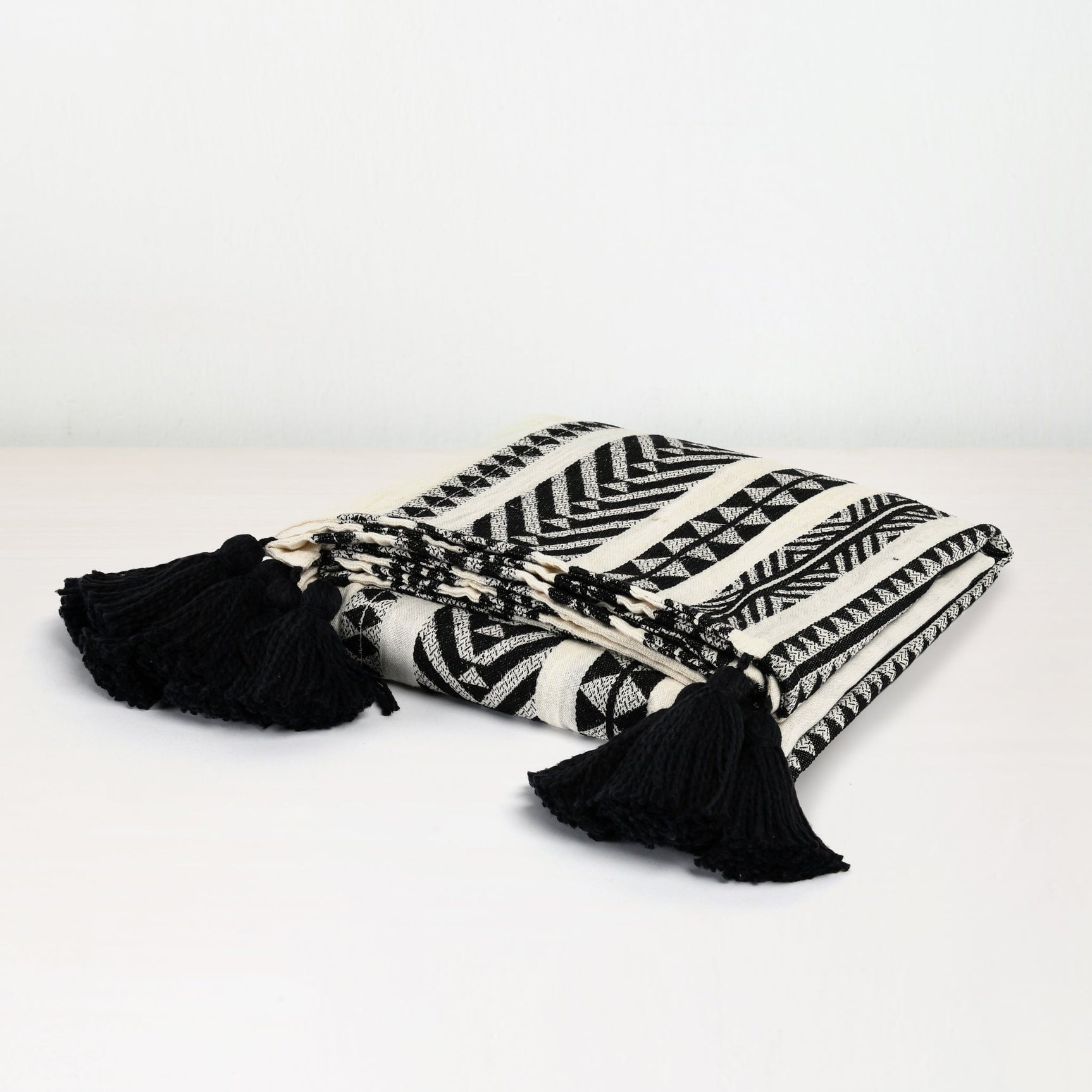 TC Endora Black/Ivory Throw - Ornate Home