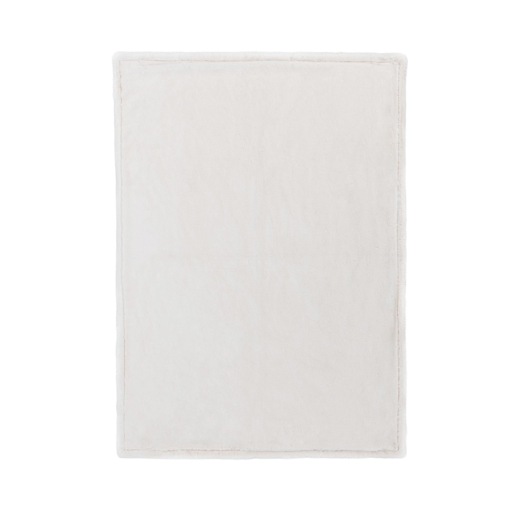 TC Taiga Ivory Faux Fur Throw 50x70 - Ornate Home