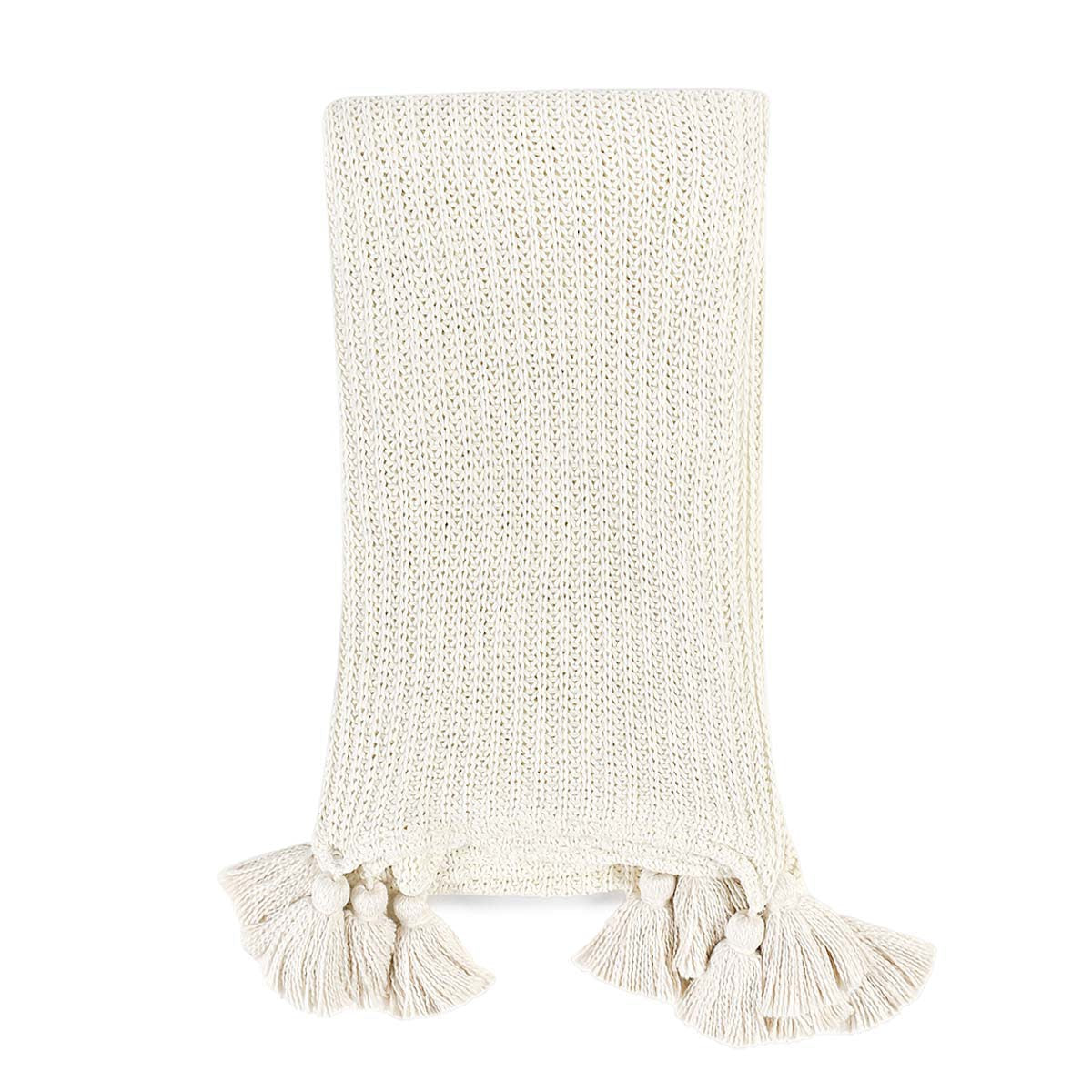 TC Veda Ivory 50x70 Throw - Ornate Home