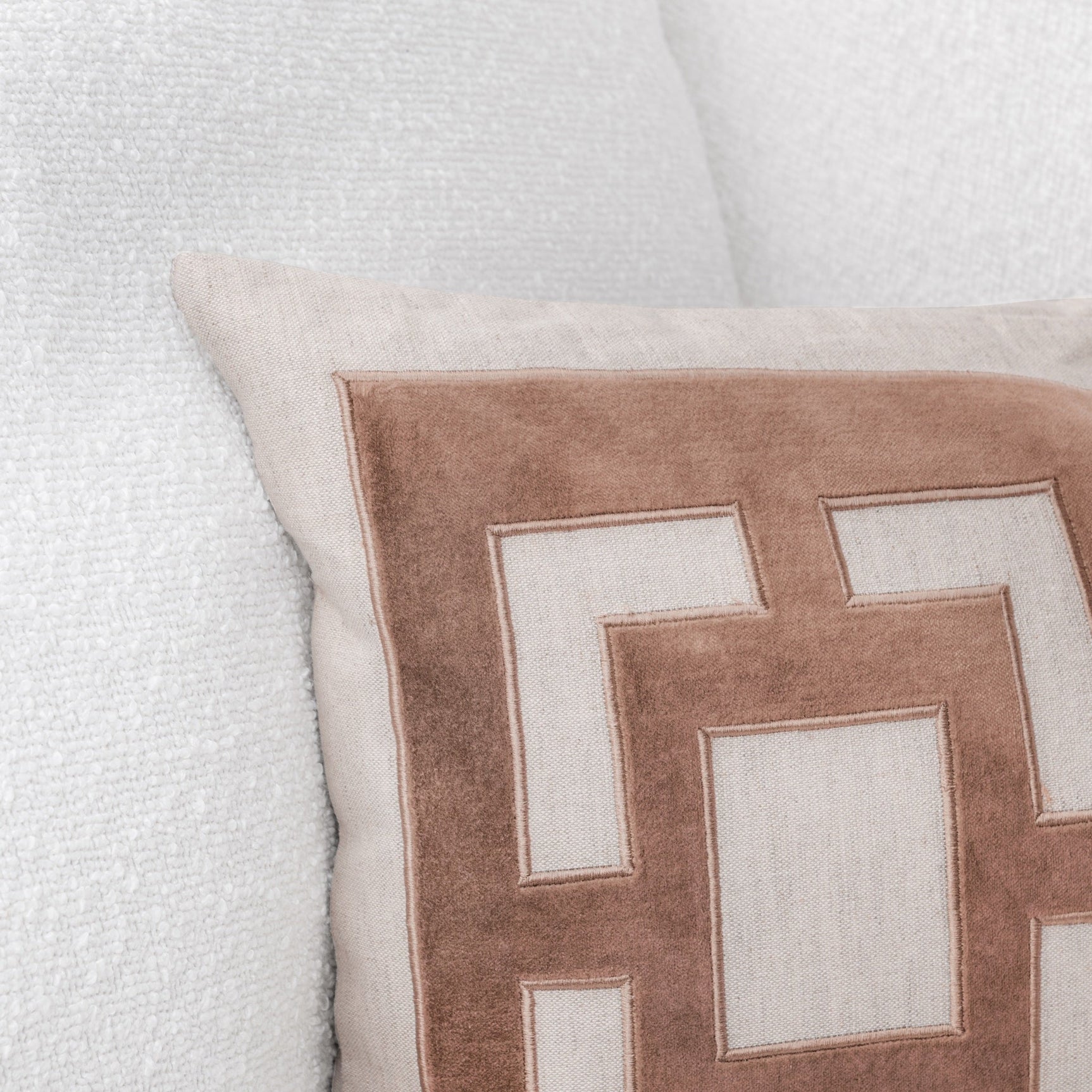 TD Corbin Frothed Brown 14x26 Throw Pillow (Set of 2) - Ornate Home
