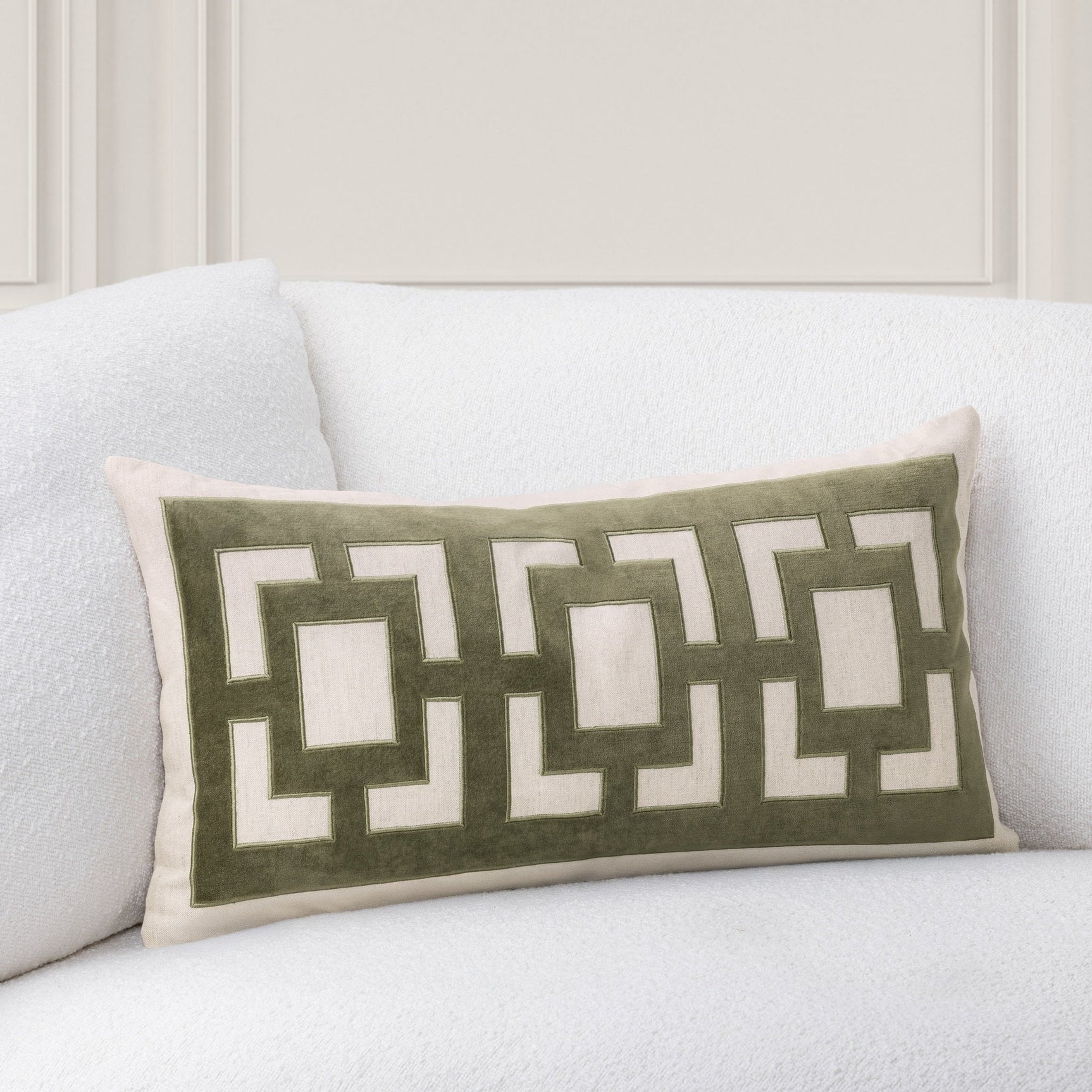 TD Corbin Olive Green 14x26 Throw Pillow (Set of 2) - Ornate Home