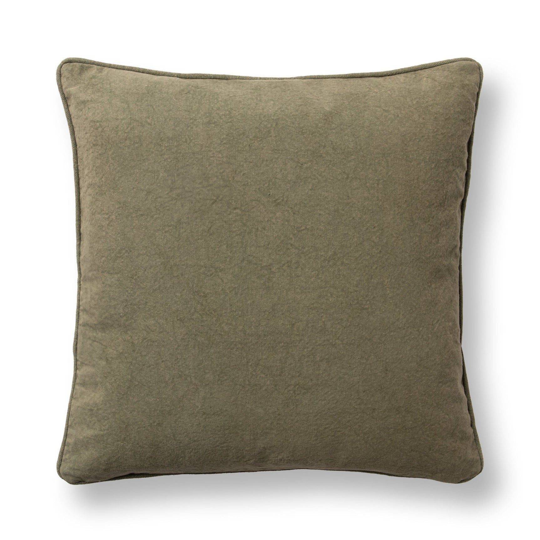 TD Folly Olive Green Multi 22x22 Throw Pillow (Set of 2) - Ornate Home