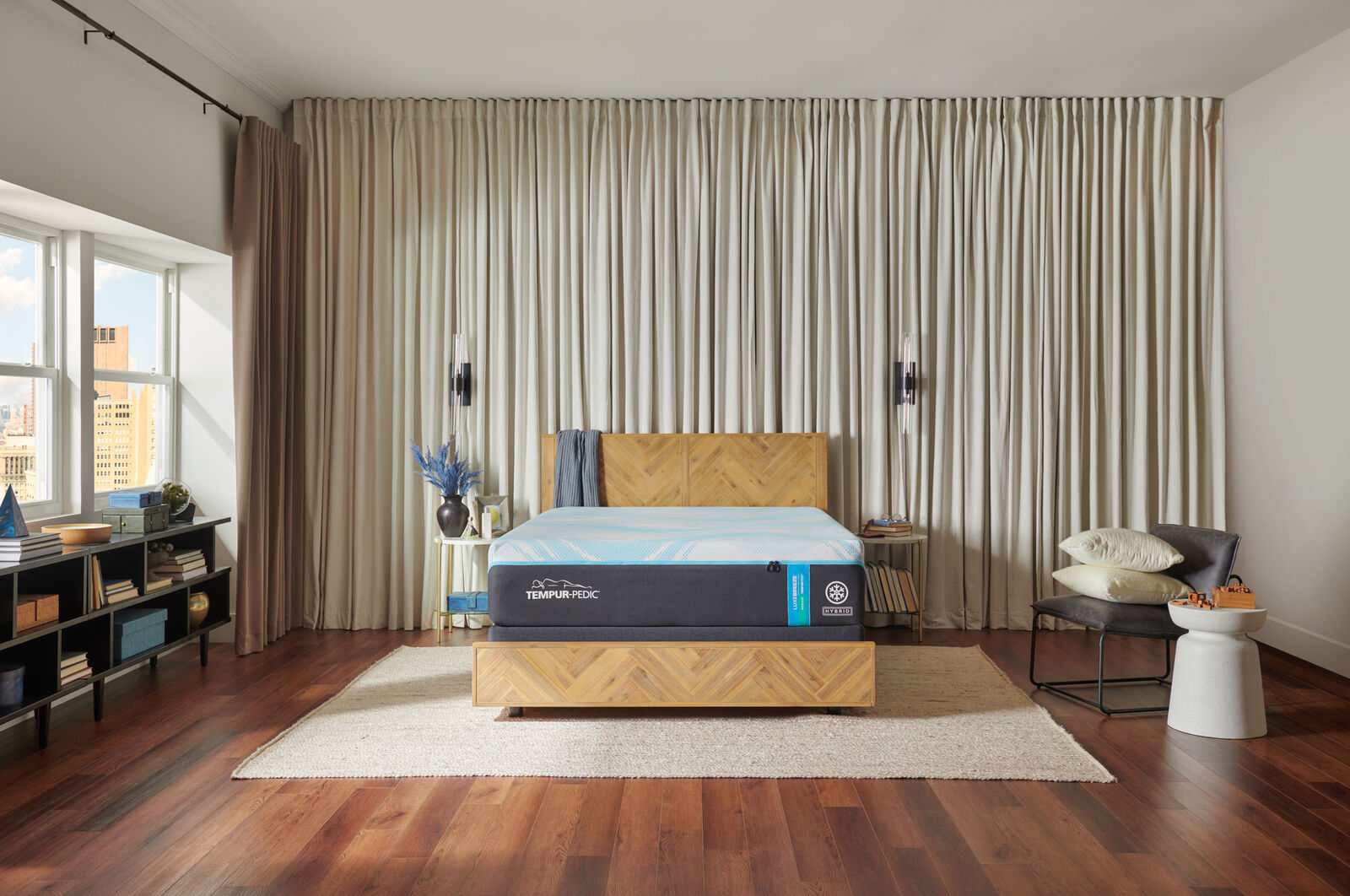 TEMPUR LUXE breeze 2.0 Medium Hybrid Mattress - Ornate Home