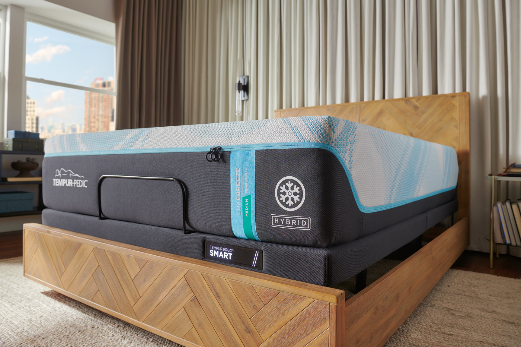 TEMPUR LUXE breeze 2.0 Medium Hybrid Mattress - Ornate Home