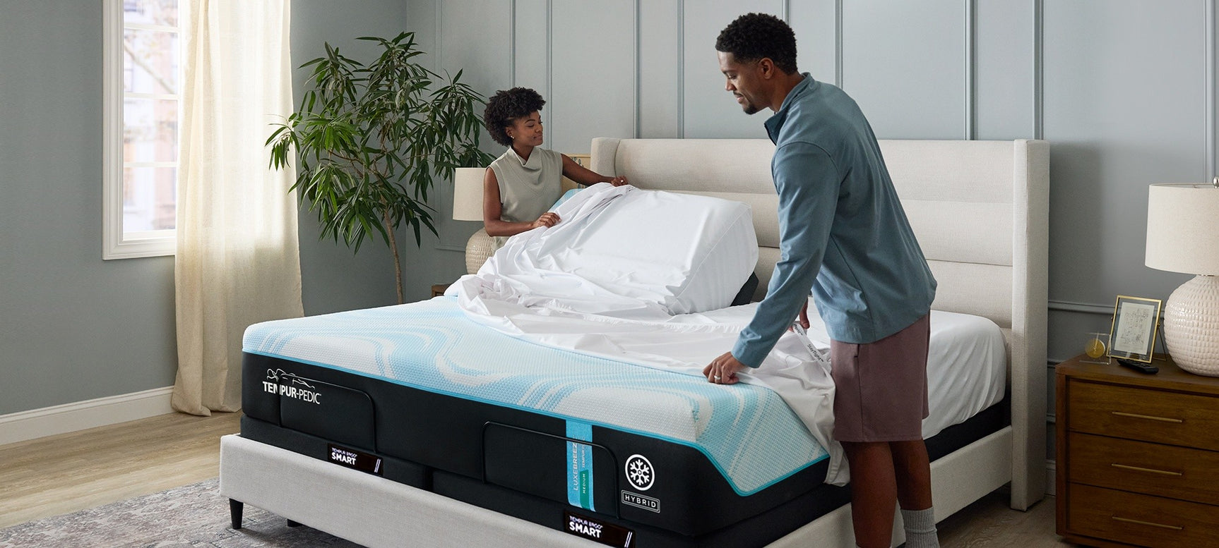 TEMPUR LUXE breeze 2.0 Medium Hybrid Mattress - Ornate Home
