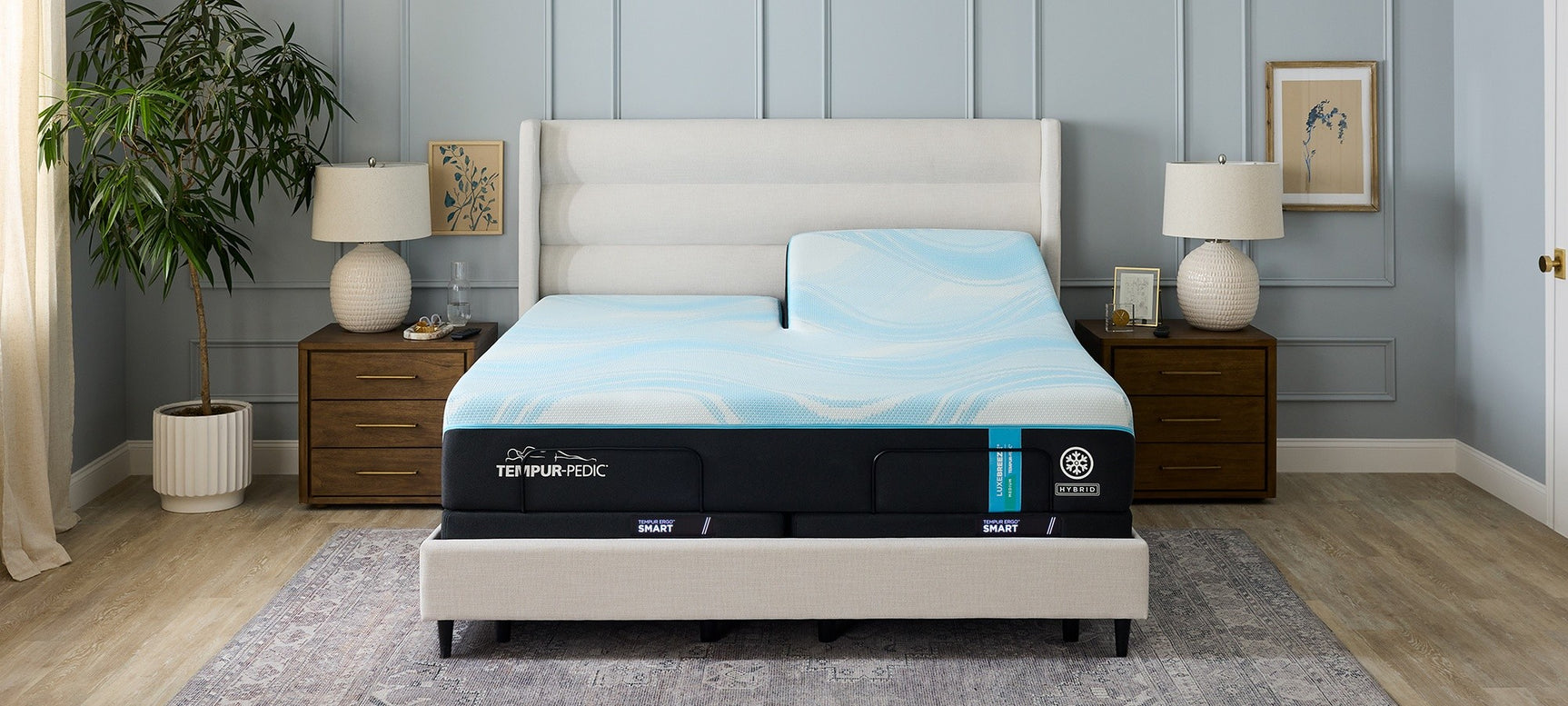 TEMPUR LUXE breeze 2.0 Medium Hybrid Mattress - Ornate Home