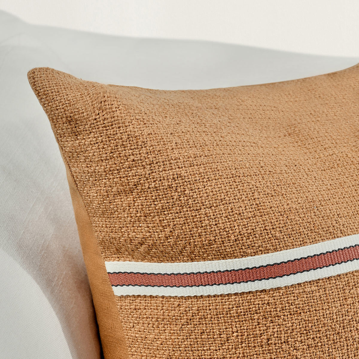 TL Pryce Chestnut Brown/ Terracotta 22x22 Throw Pillow (Set of 2) - Ornate Home