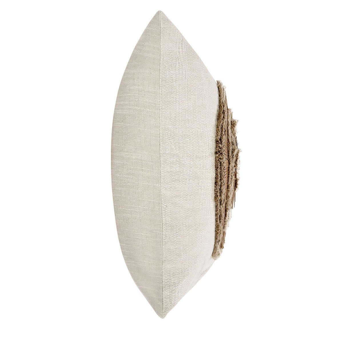 TL Pueblo Chestnut/ Natural Leather 22x22 Throw Pillow (Set of 2) - Ornate Home