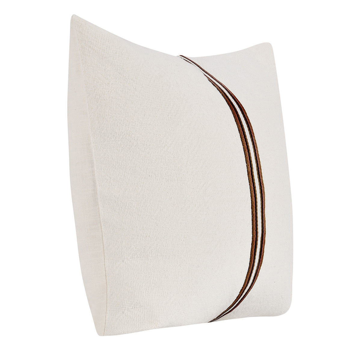TL Ralph Ivory/Sangria Red Multiple Sizes Throw Pillow (Set of 2) - Ornate Home