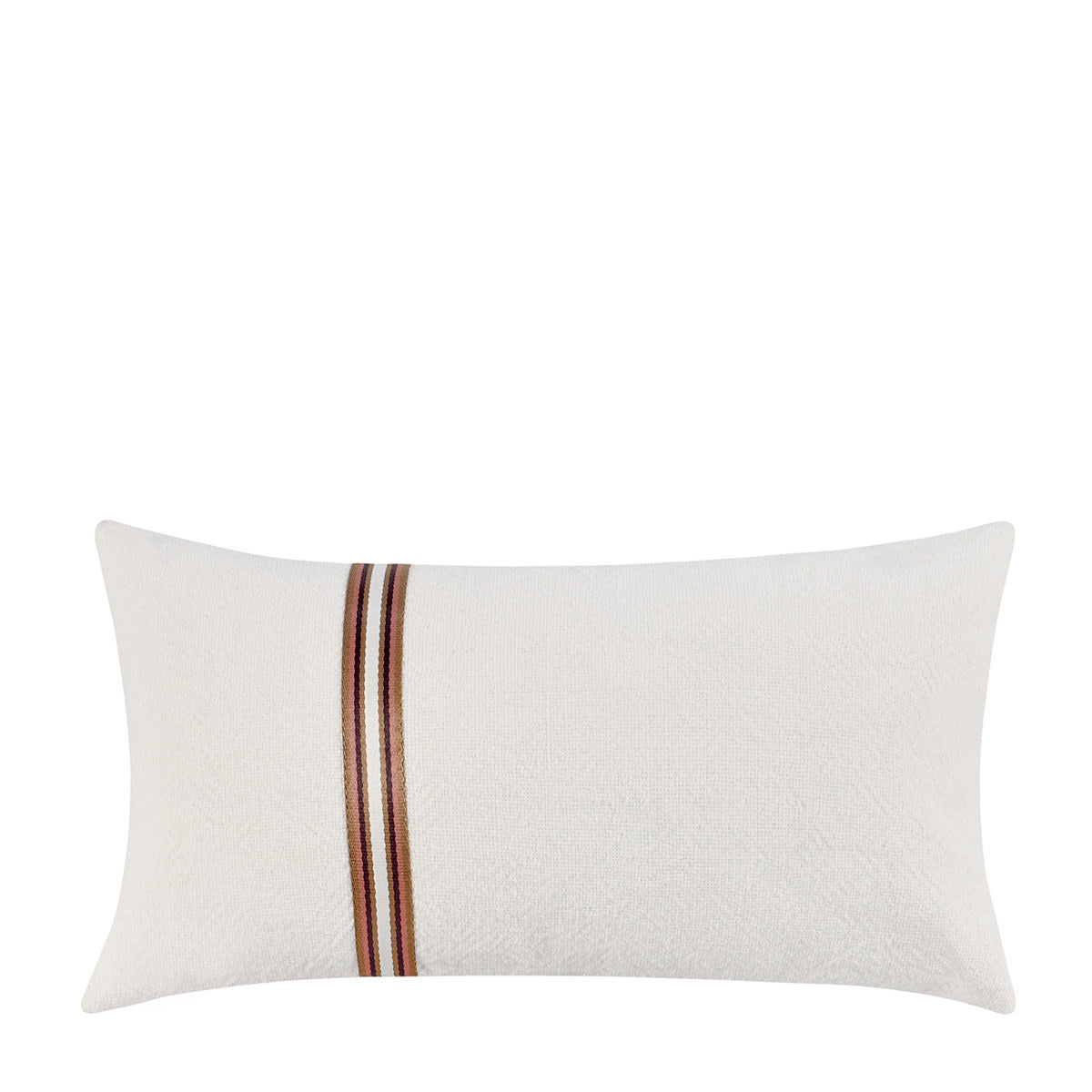 TL Ralph Ivory/Sangria Red Multiple Sizes Throw Pillow (Set of 2) - Ornate Home