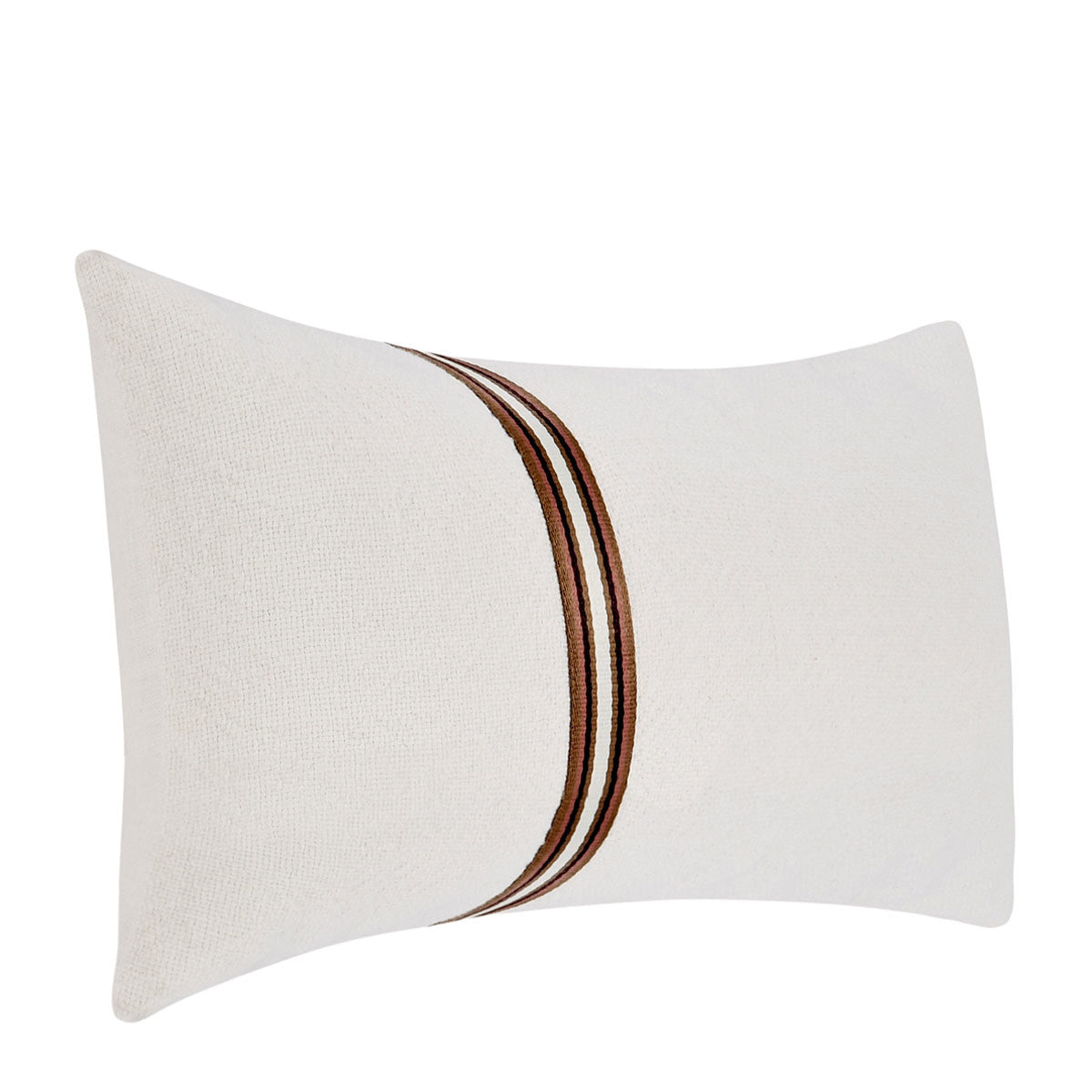 TL Ralph Ivory/Sangria Red Multiple Sizes Throw Pillow (Set of 2) - Ornate Home