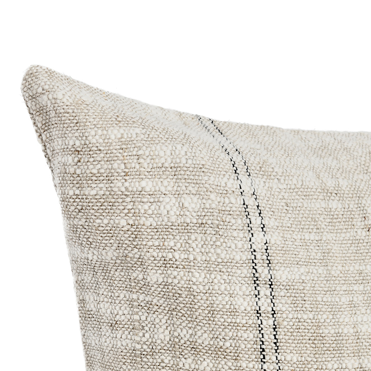 TL Ria Natural/Black Multiple Sizes Throw Pillow - Ornate Home