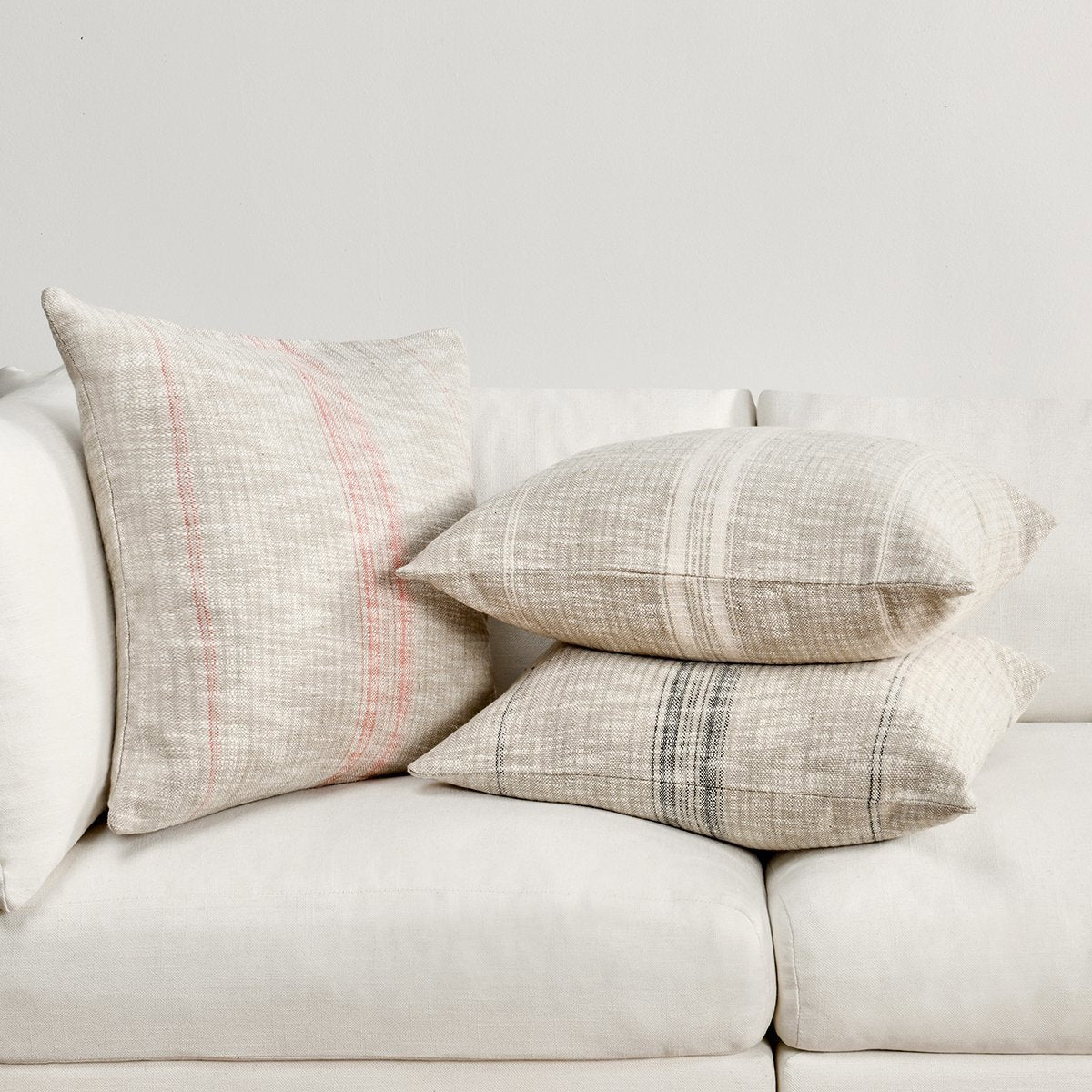 TL Ria Natural/Black Multiple Sizes Throw Pillow - Ornate Home