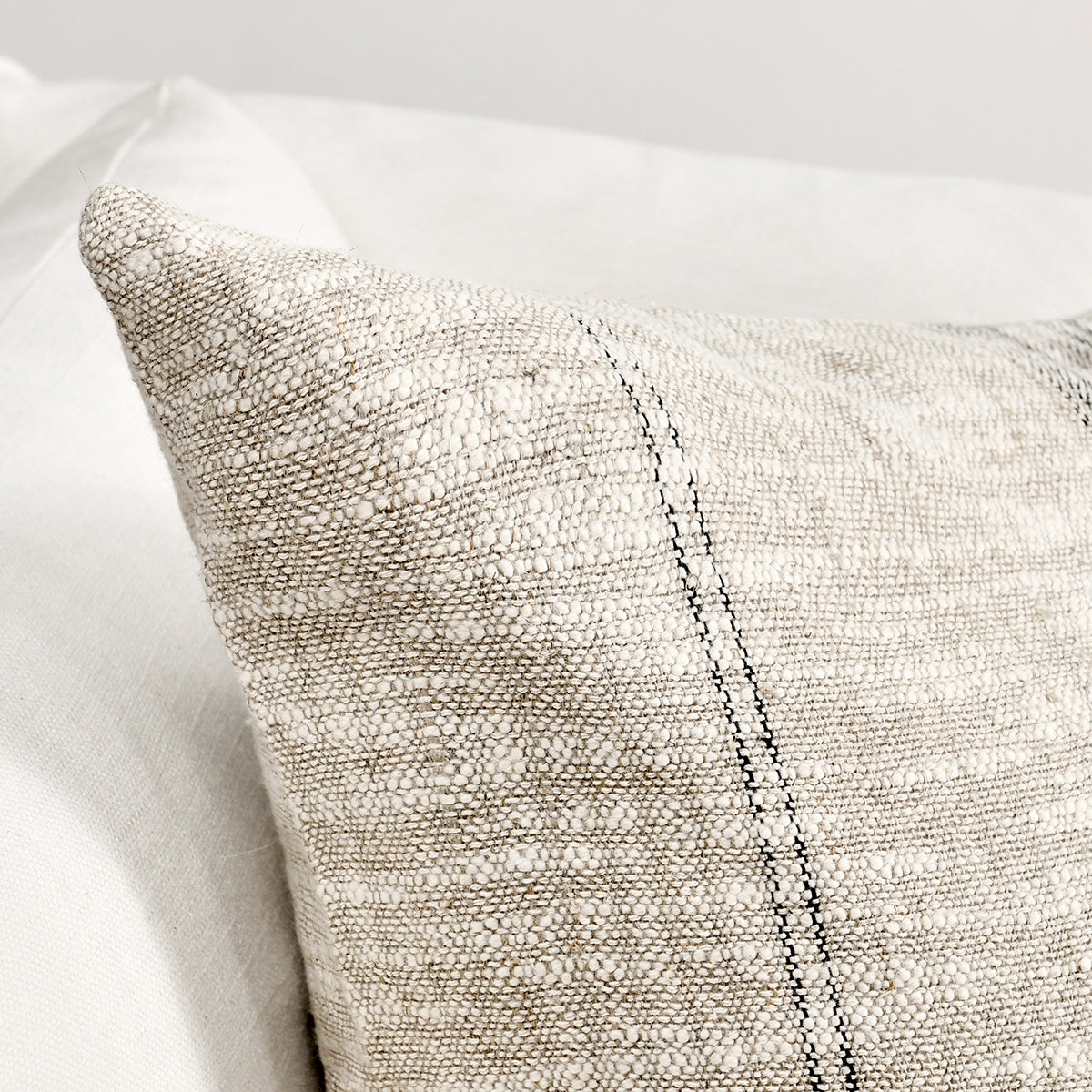 TL Ria Natural/Black Multiple Sizes Throw Pillow - Ornate Home