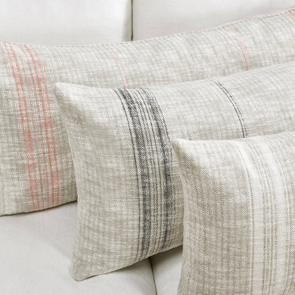 TL Ria Natural/Black Multiple Sizes Throw Pillow - Ornate Home