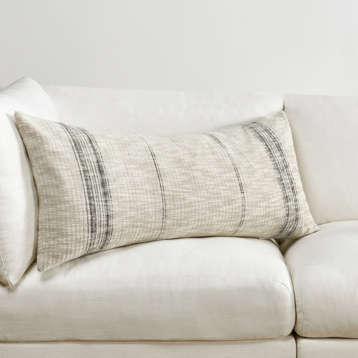 TL Ria Natural/Black Multiple Sizes Throw Pillow - Ornate Home