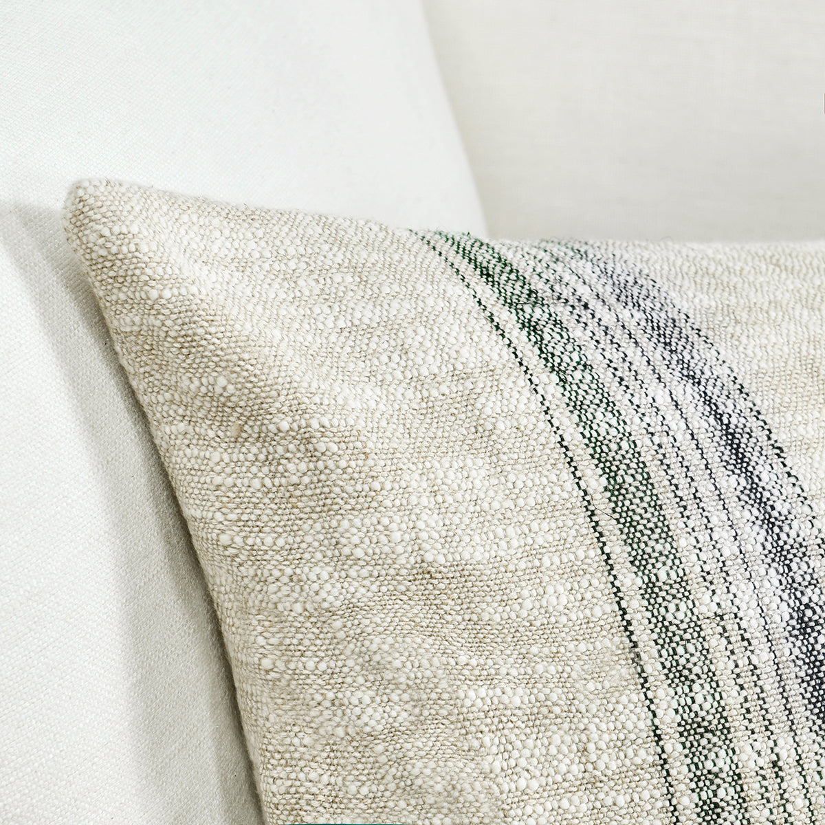 TL Ria Natural/Black Multiple Sizes Throw Pillow - Ornate Home