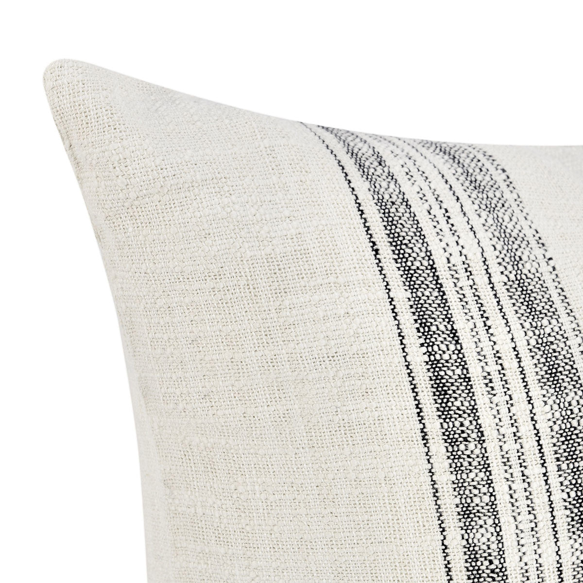 TL Ria Natural/Black Multiple Sizes Throw Pillow - Ornate Home
