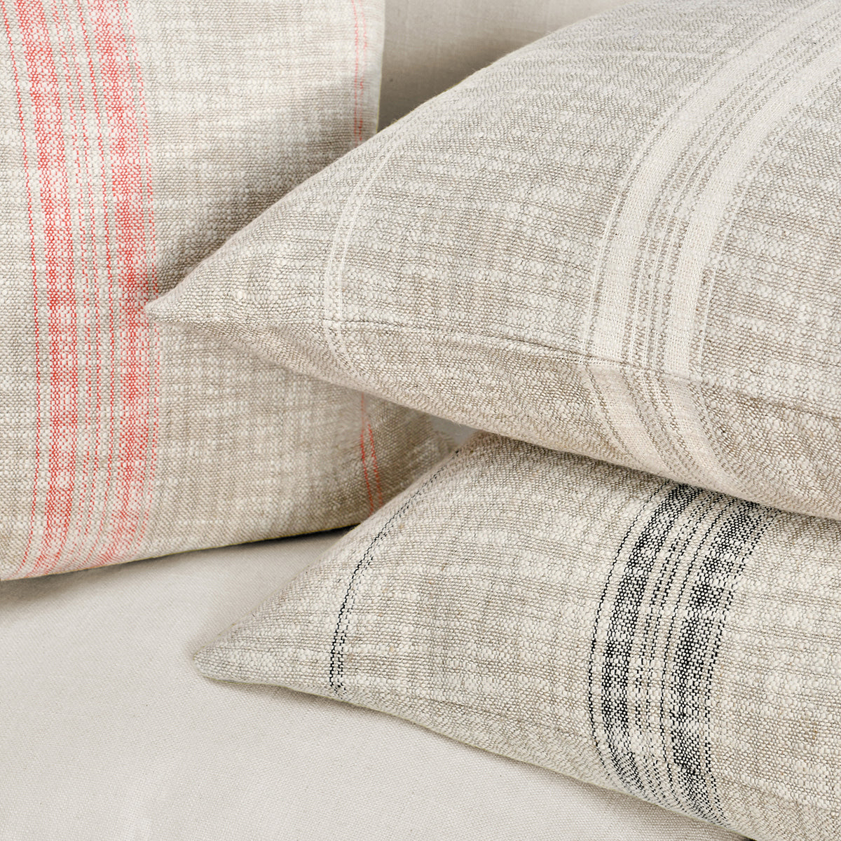 TL Ria Natural/Ivory Multiple Sizes Throw Pillow - Ornate Home