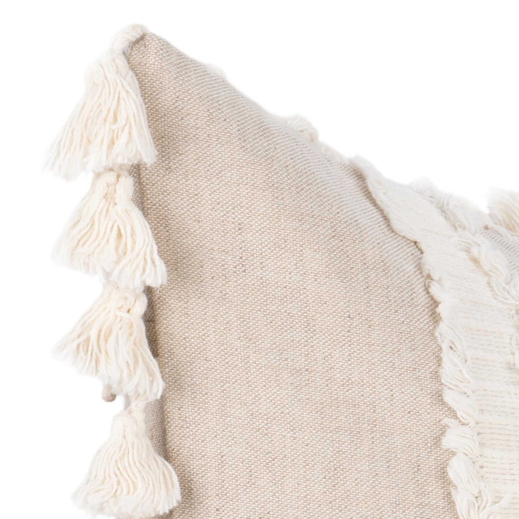 TQ Edisto Natural/Ivory Multiple Sizes Throw Pillow (Set of 2) - Ornate Home